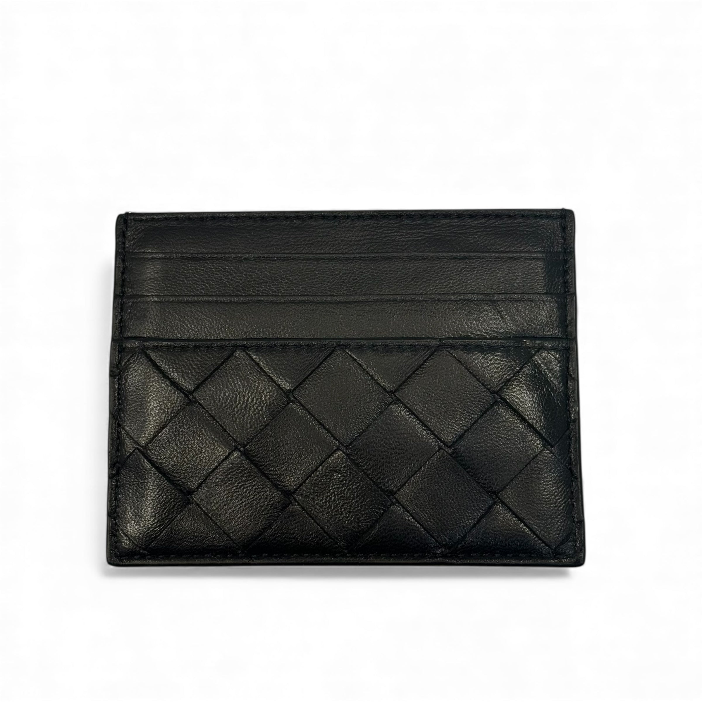 Bottega Veneta - Porte-Carte en cuir intrecciato