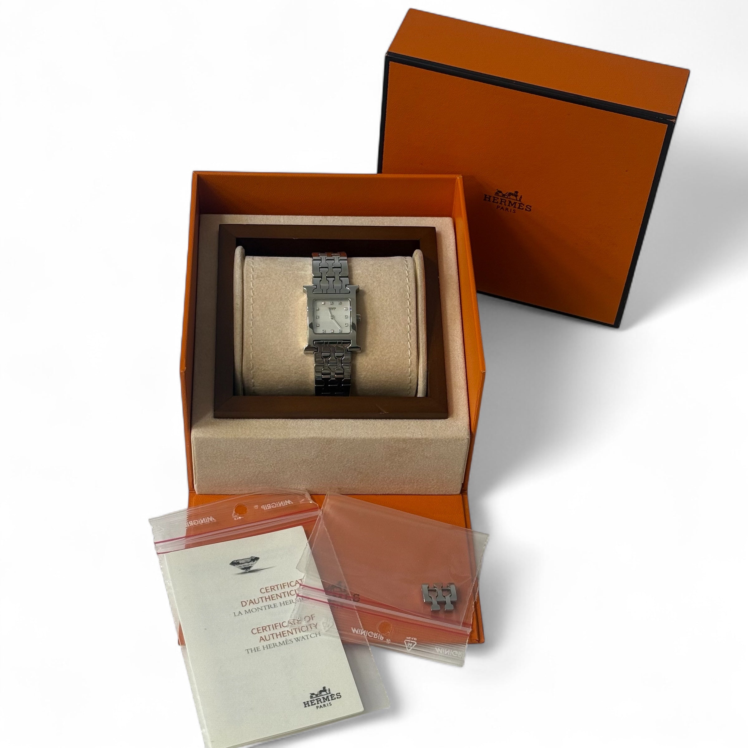 Hermès - Montre Heure H petit modèle 25 mm
