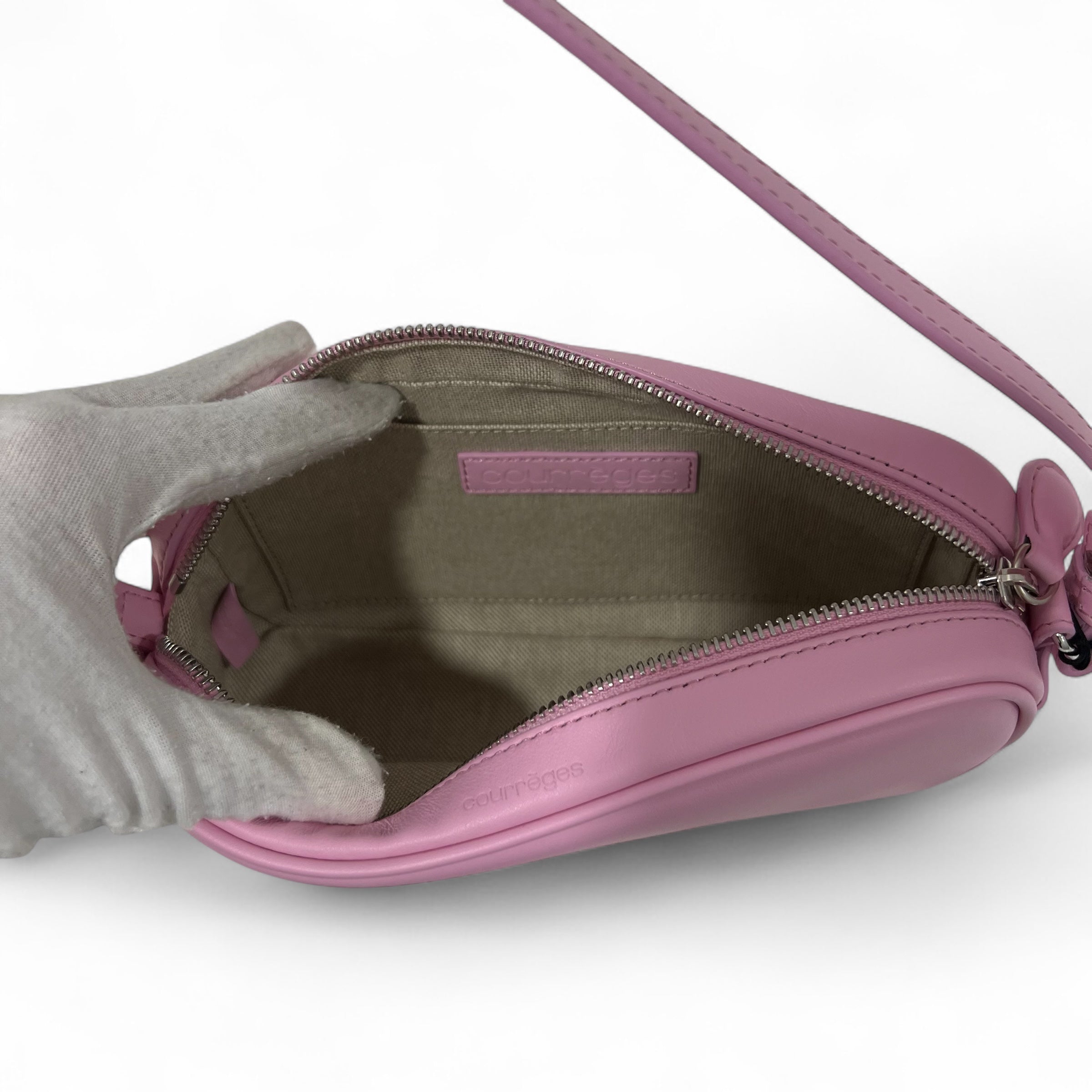 Courrèges - Borsa Baguette rosa