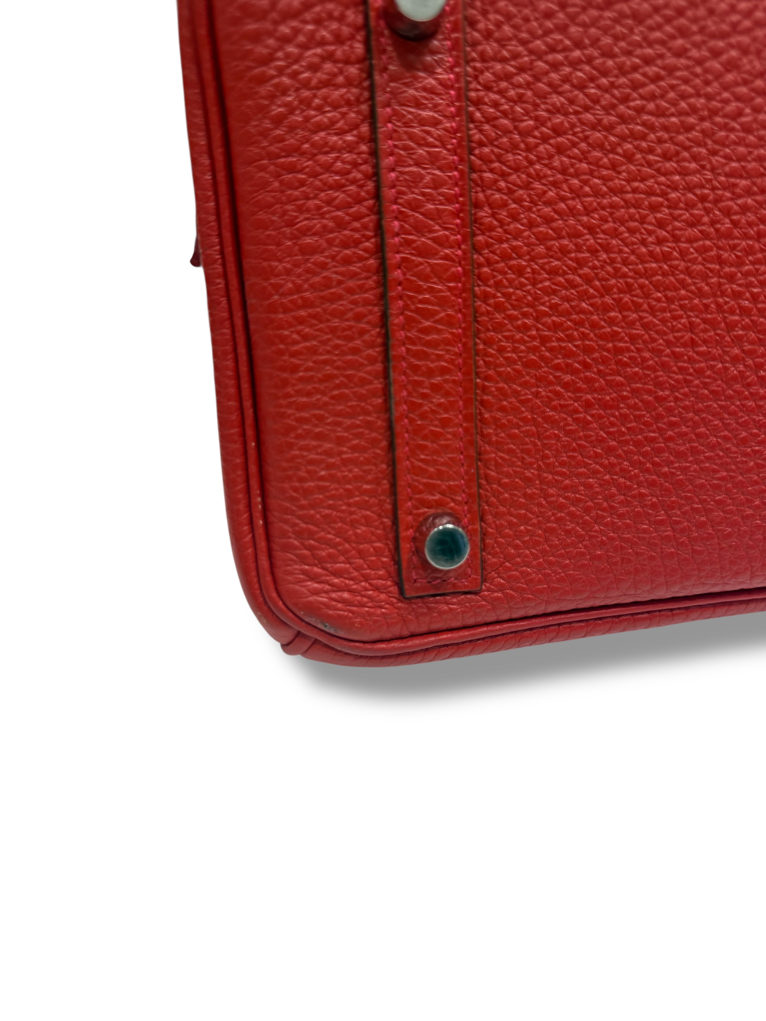 Hermès - Birkin 30 Rouge tomate togo PHW