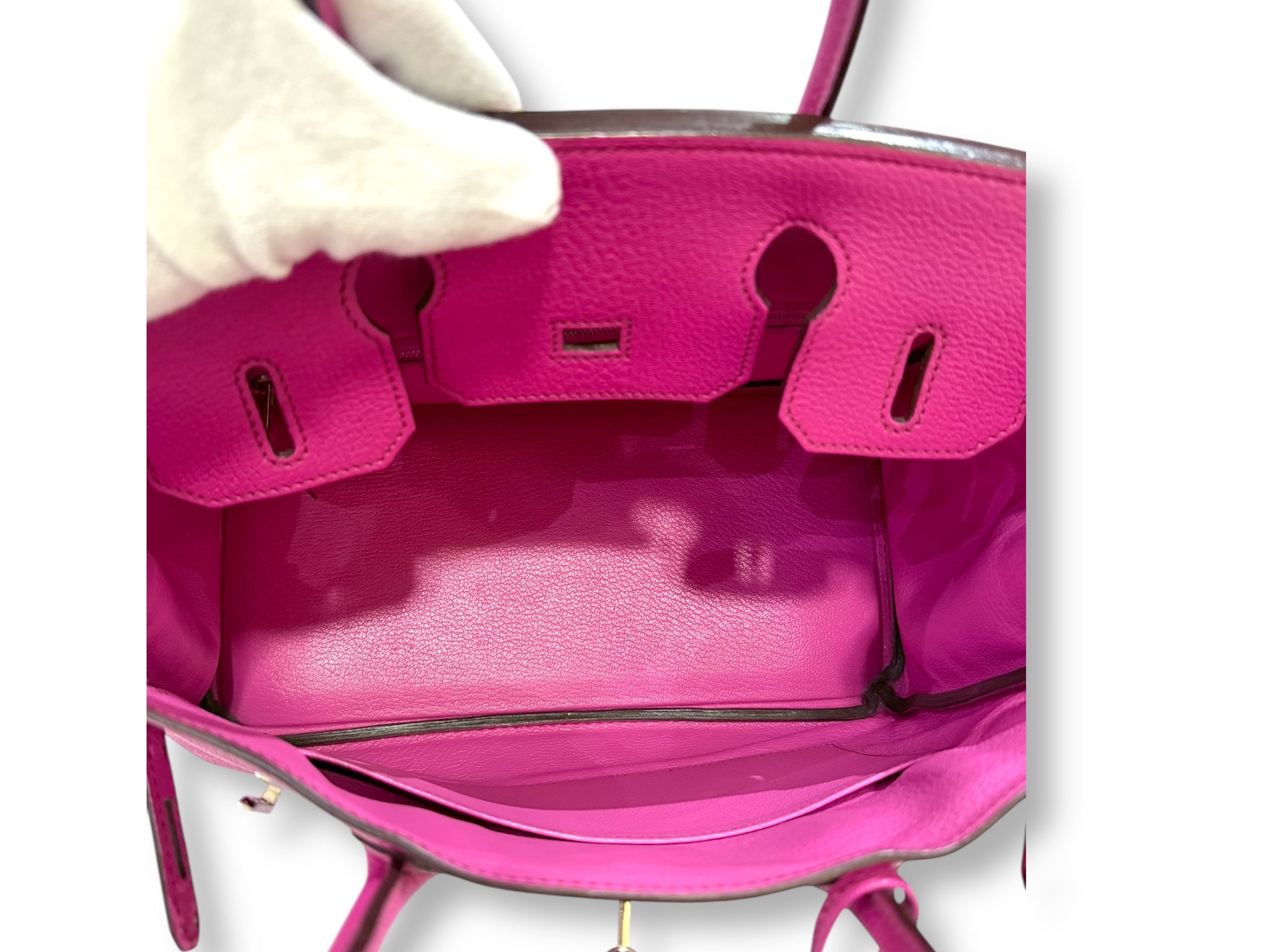 Hermès - Sac Birkin 30 Rose Extrême