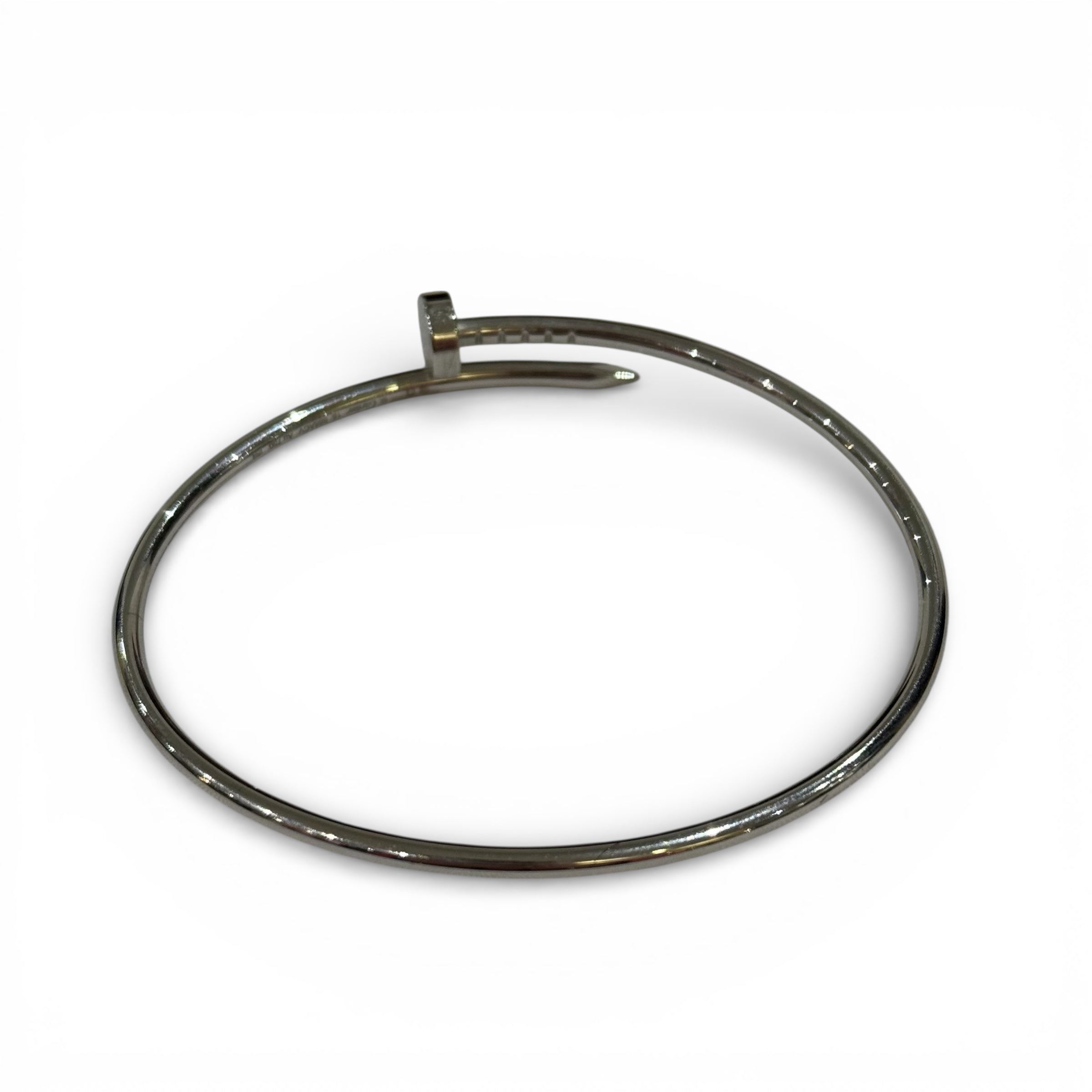 Cartier - Bracelet Clou Or gris T.18