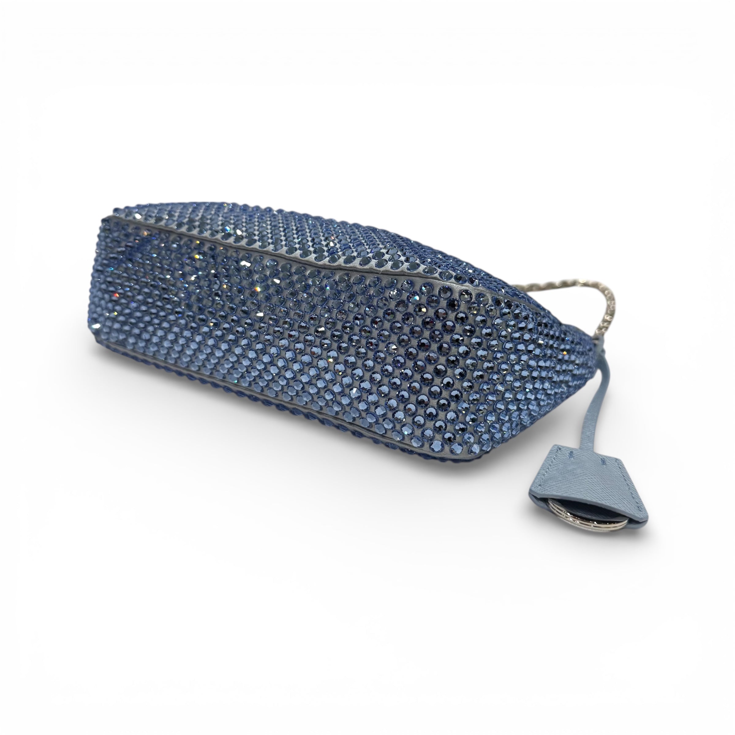 Prada – Re-Edition-Nylontasche mit Swarovski-Strass
