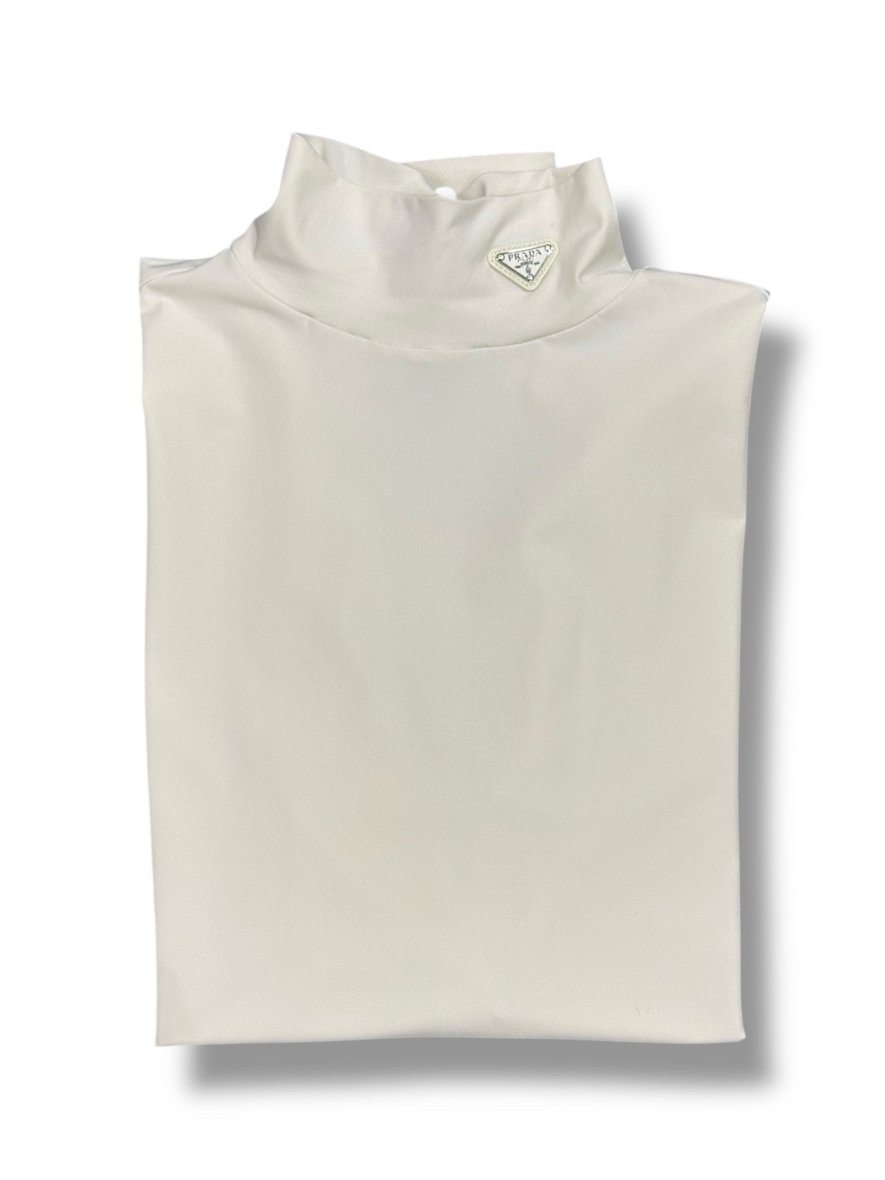 Prada Haut à Col Roulé En Jersey Stretch TM | Les Folies d’Eugénie