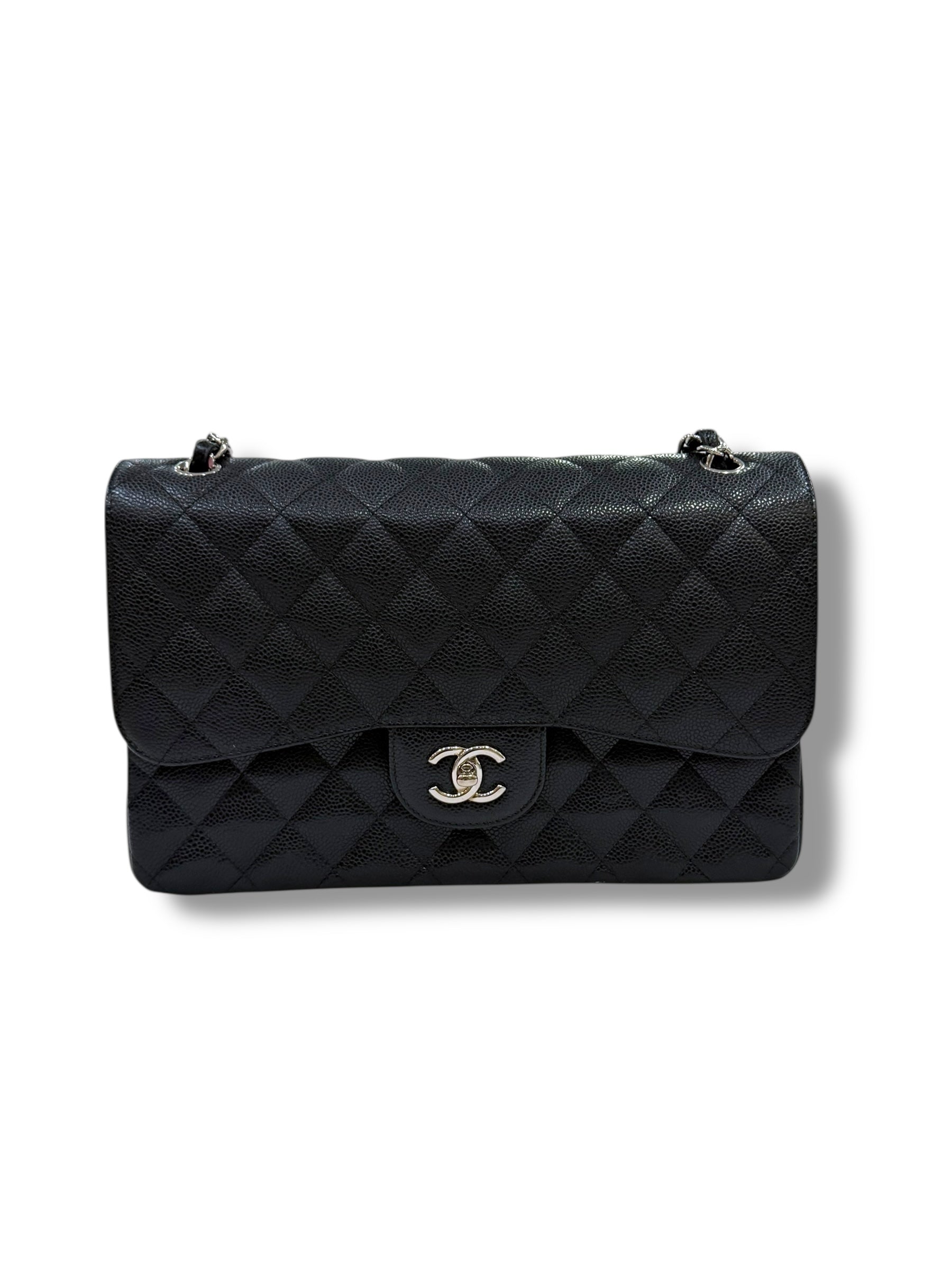 Chanel - Sac Timeless Jumbo cuir caviar