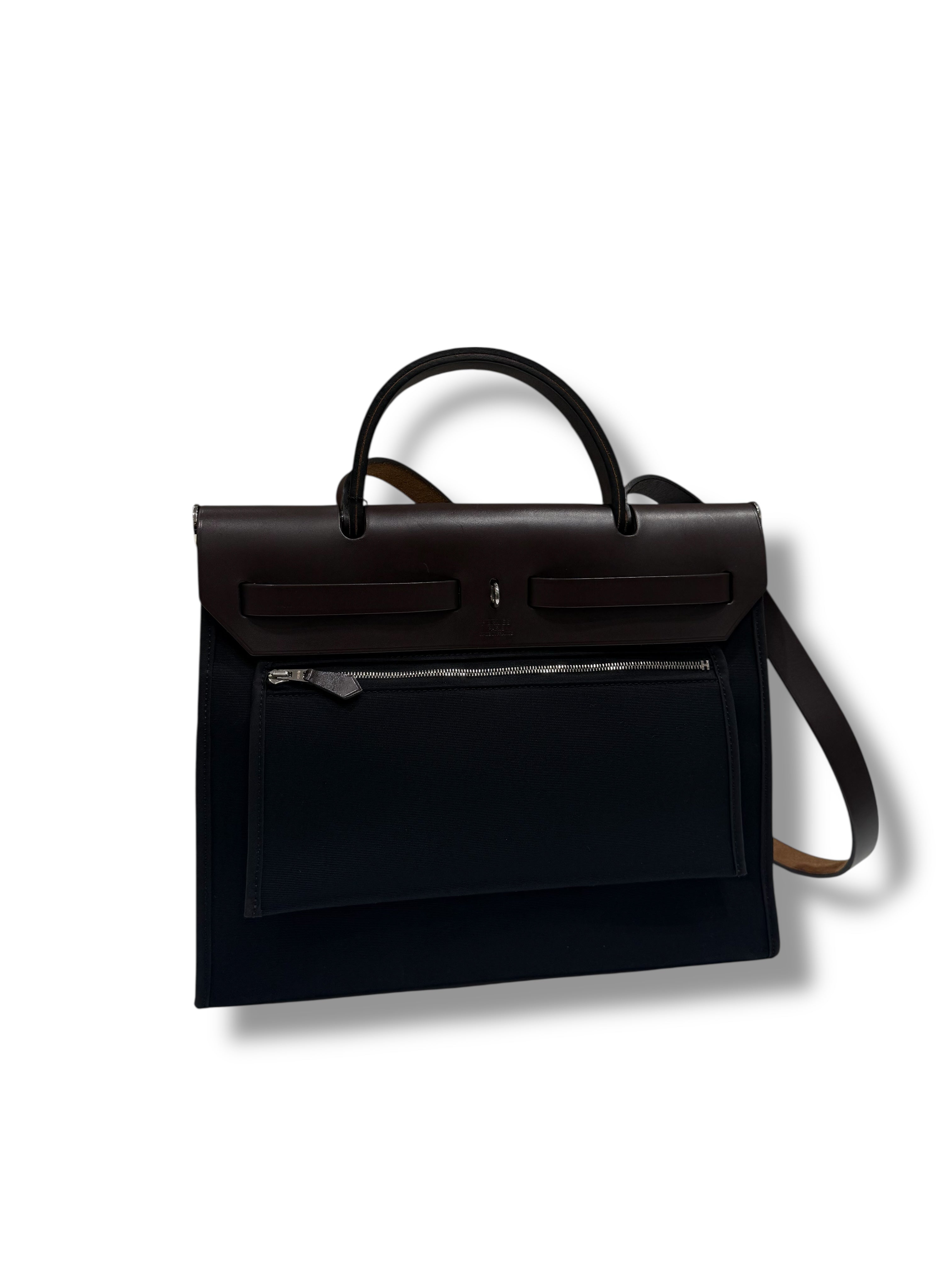 Hermès - Sac Herbag 31 Noir & Ébène