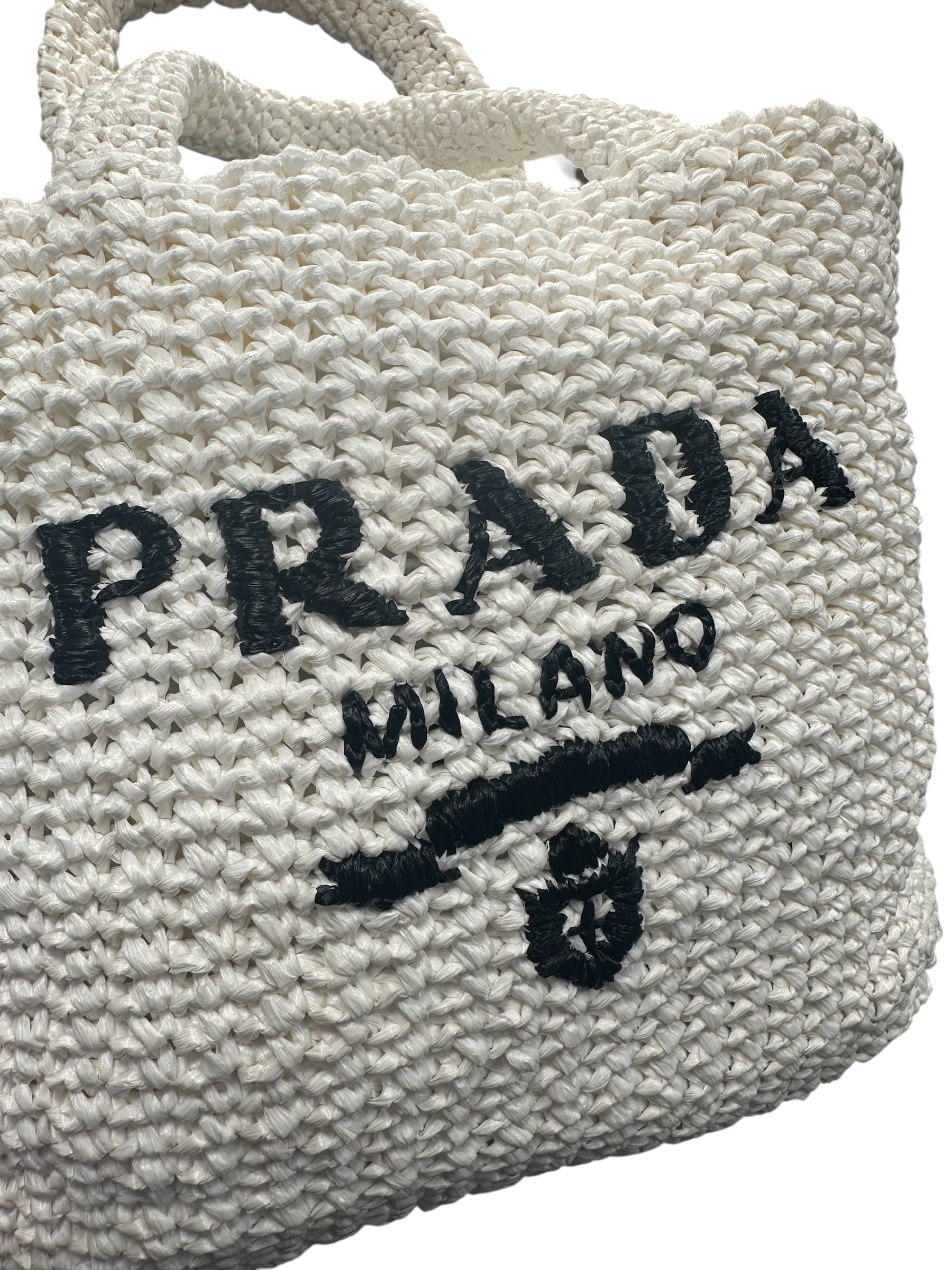 Prada - Sac Tote naturel PM