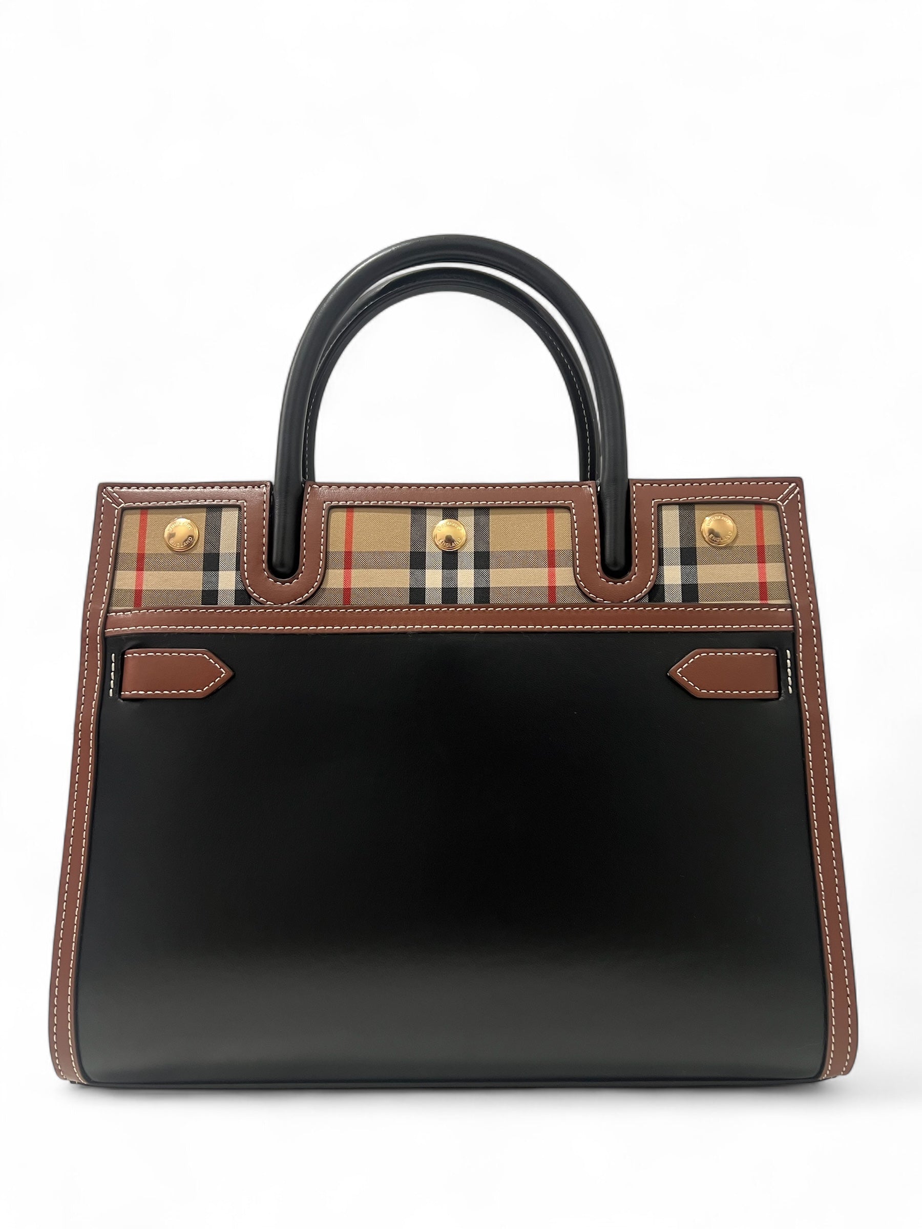 Burberry - Schwarze Titeltasche