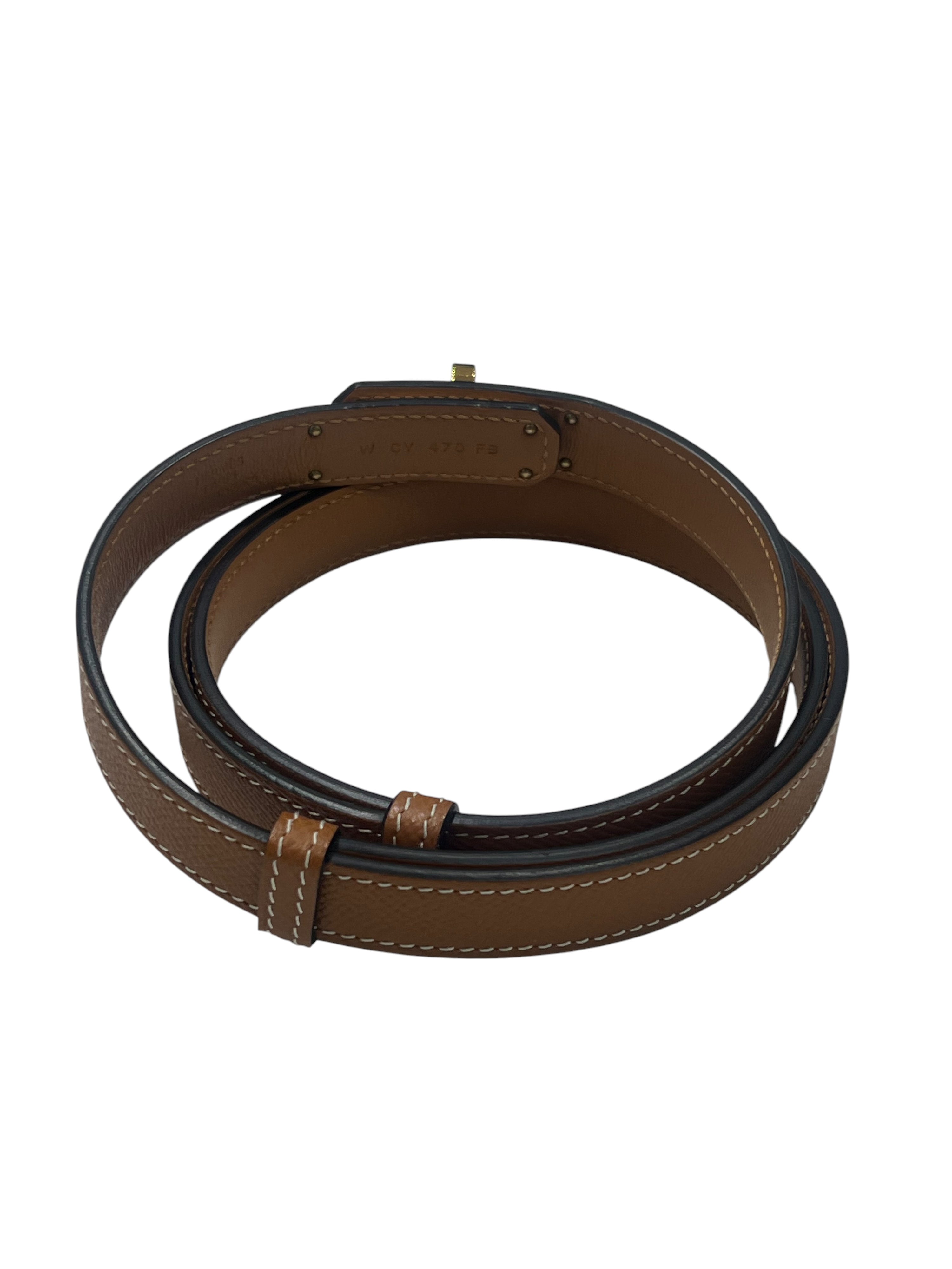 Hermès - ceinture Kelly Gold GHW