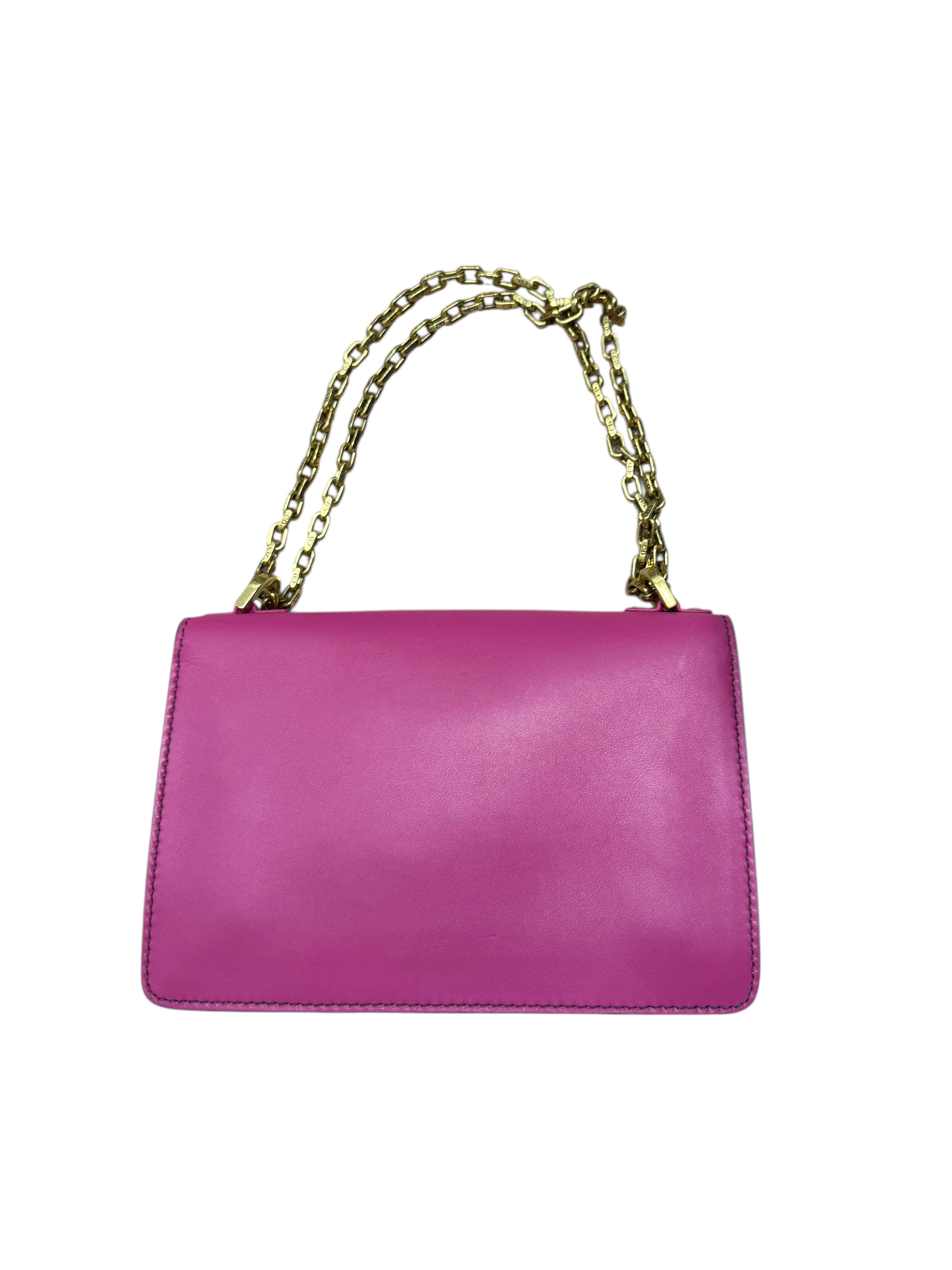 Christian Dior - J’Adior Tasche aus fuchsienrosa Leder
