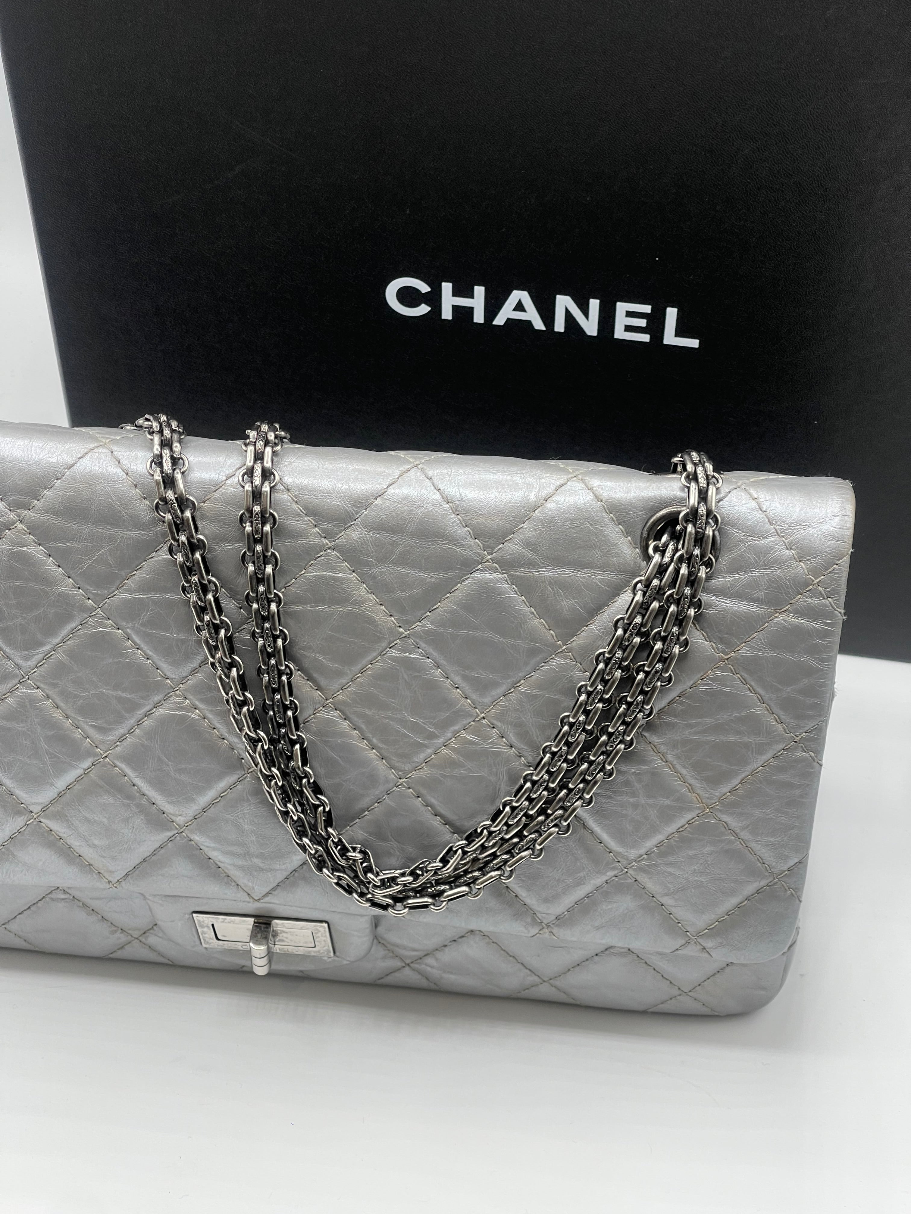 Chanel - Sac 2.55 227 Silver
