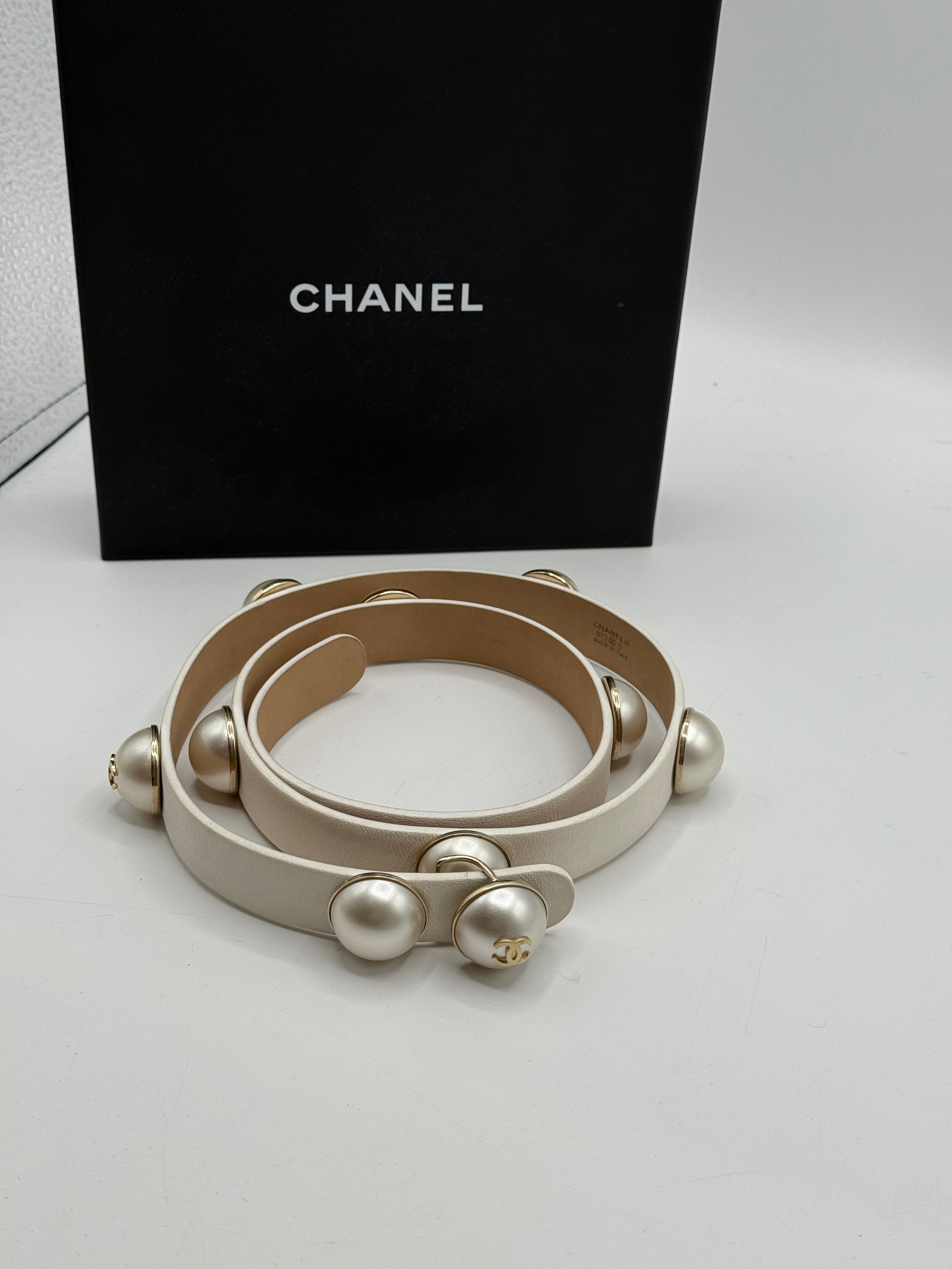 Chanel - Perlen Gürtel T80