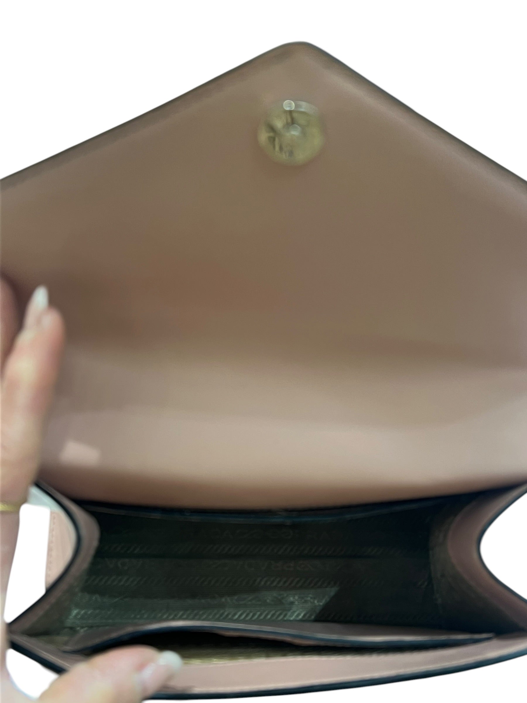 Prada - sac cuir saffiano rose nude