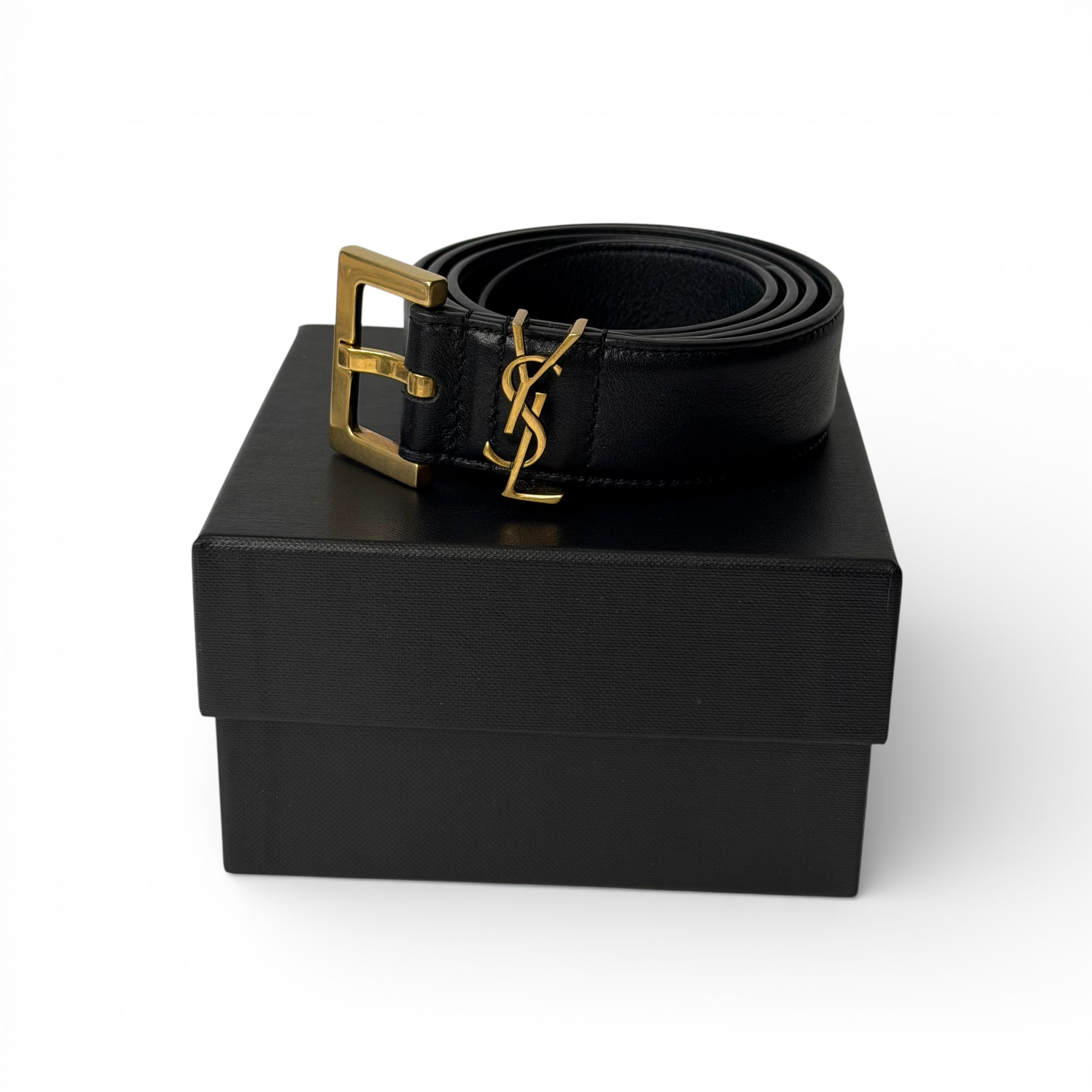 Saint Laurent - Ceinture Cassandre T.80 | Les Folies d’Eugénie