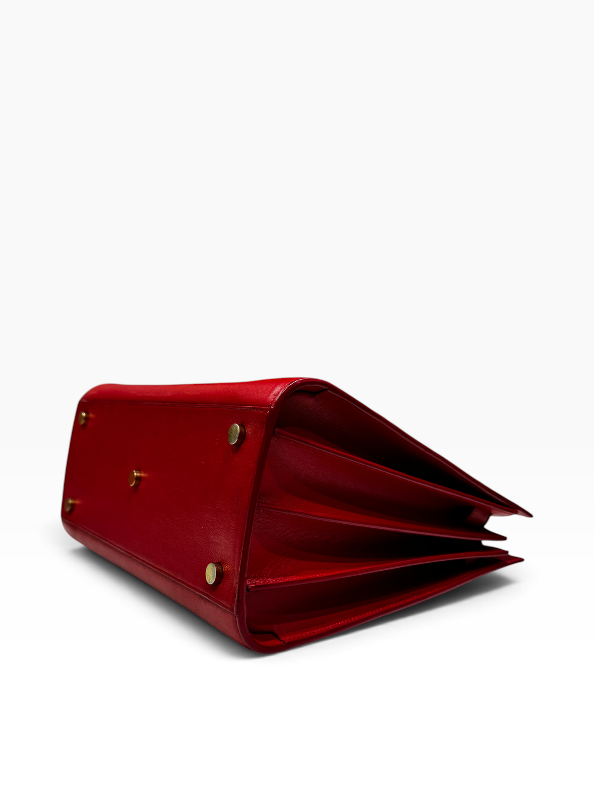 Saint Laurent - Sac de jour small rouge