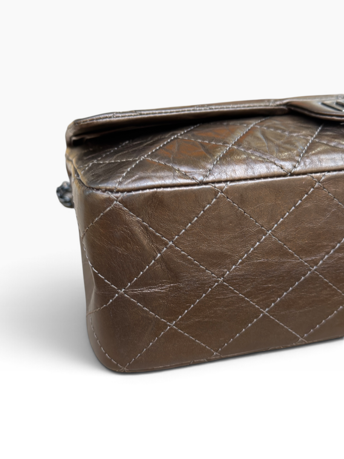 Chanel - Sac 2.55 Bronze
