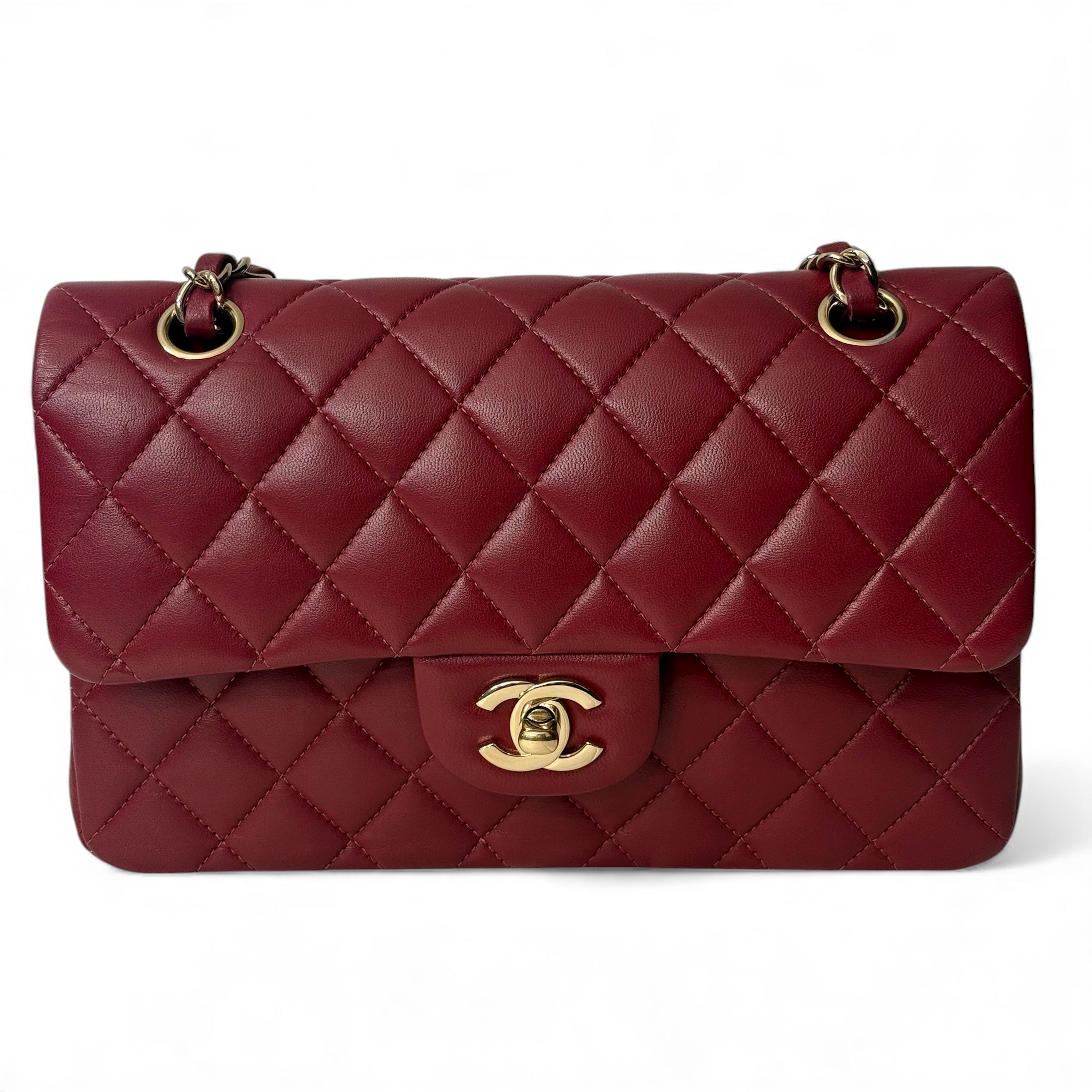 Chanel - Sac 11.12 petit modèle bordeaux
