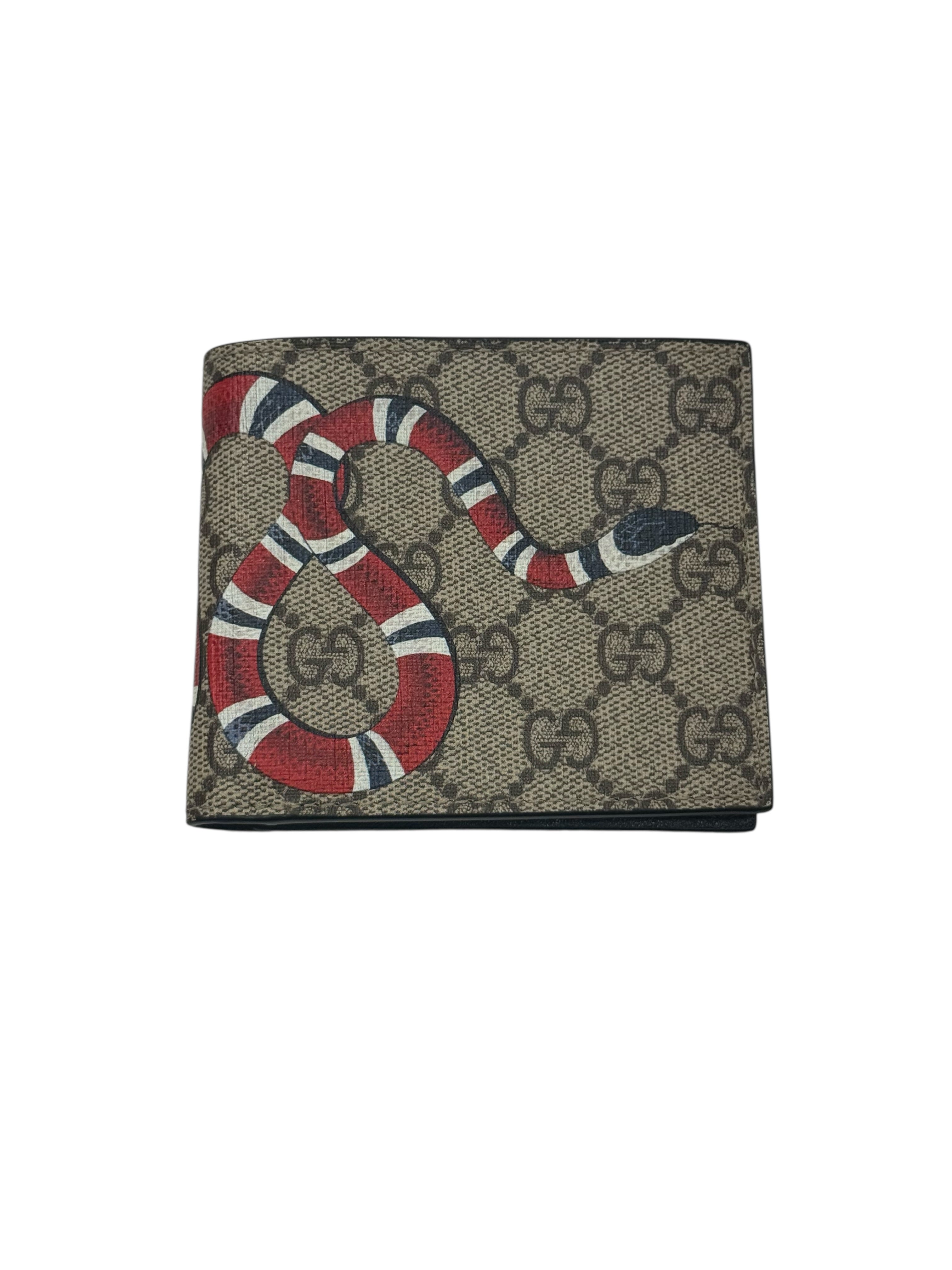 Gucci - Portefeuille GG à Rabat Serpent GG | Les Folies d’Eugénie
