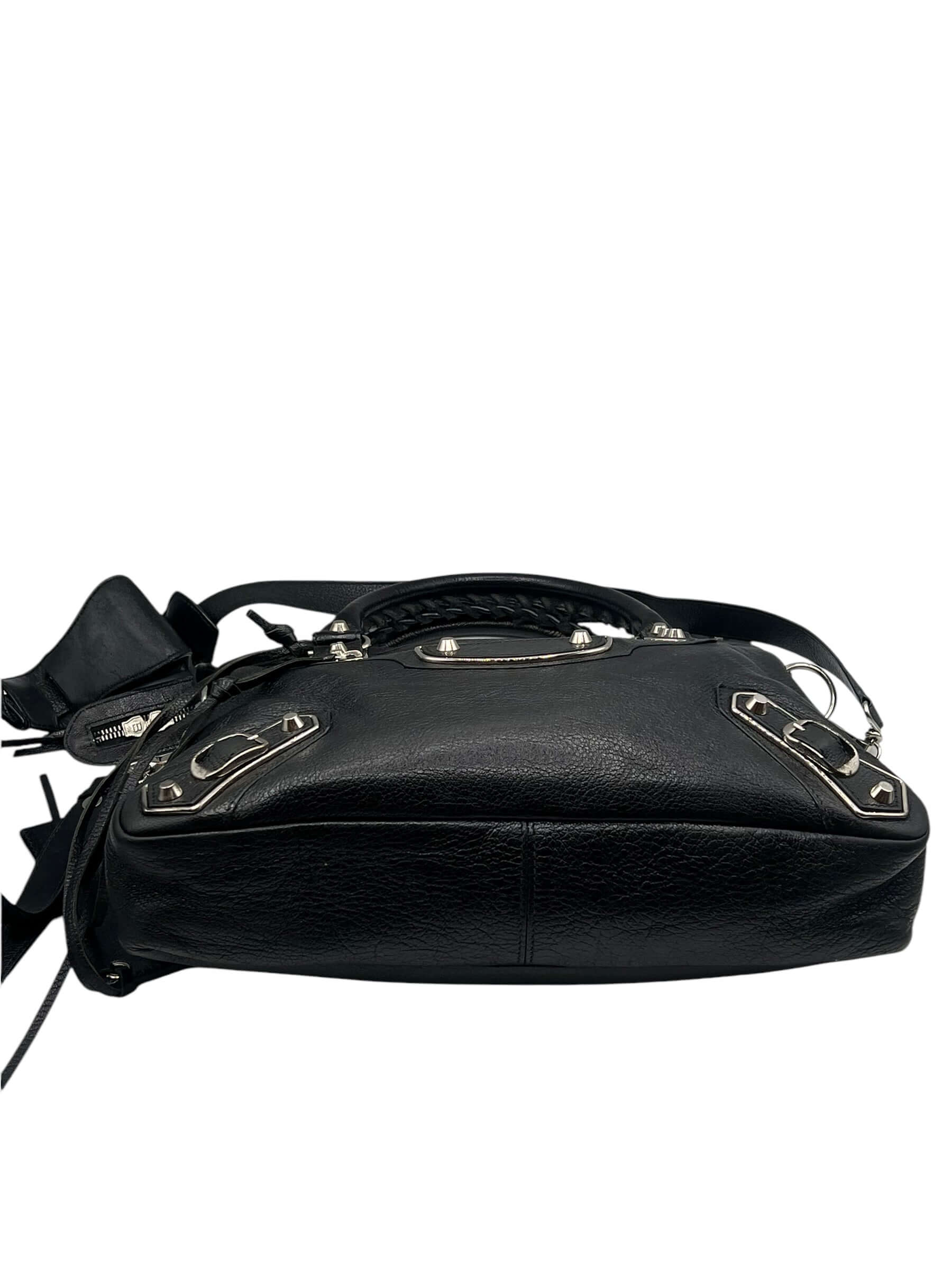 BALENCIAGA - sac city cuir noir