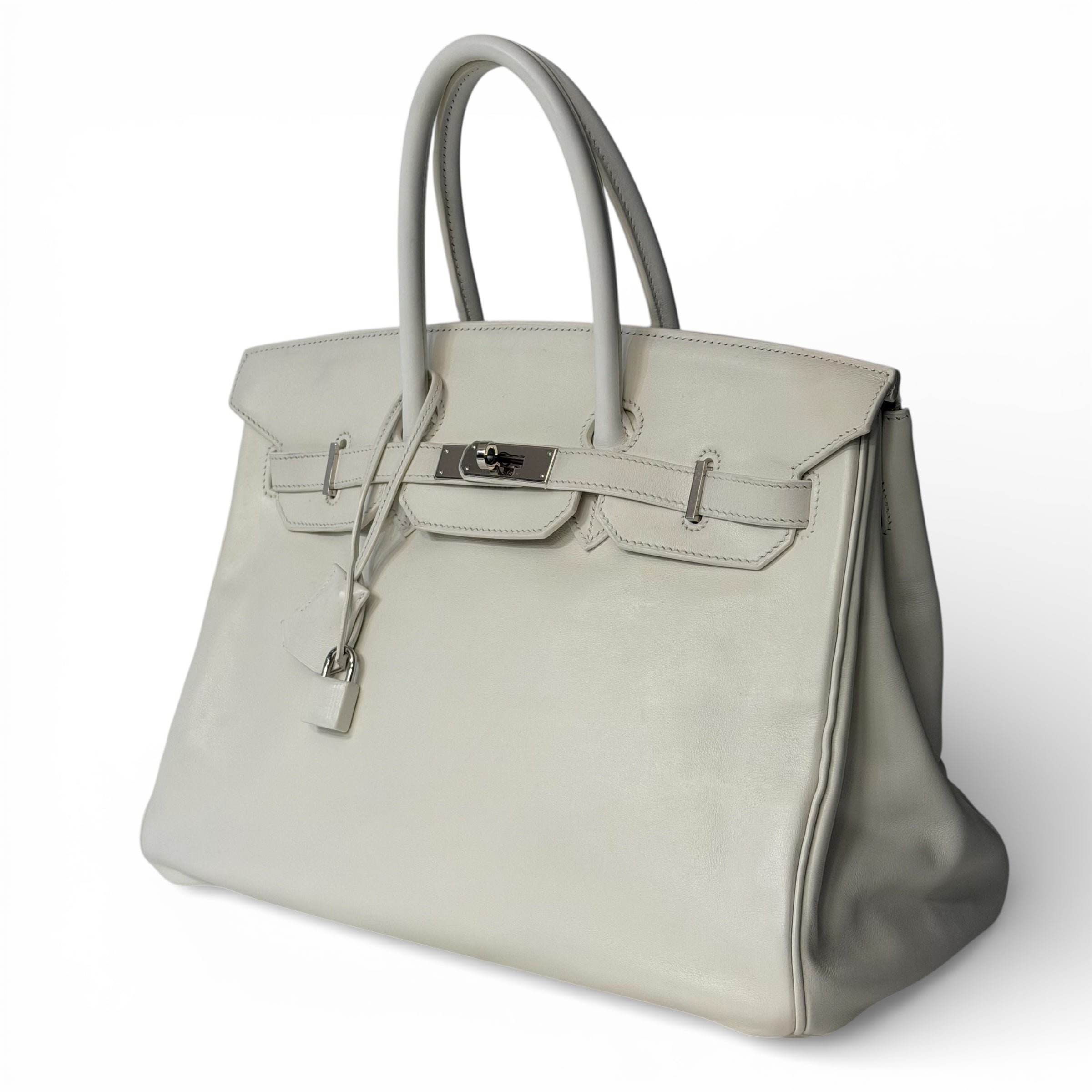 Hermès - Sac Birkin 35 Blanc | Les Folies d’Eugénie