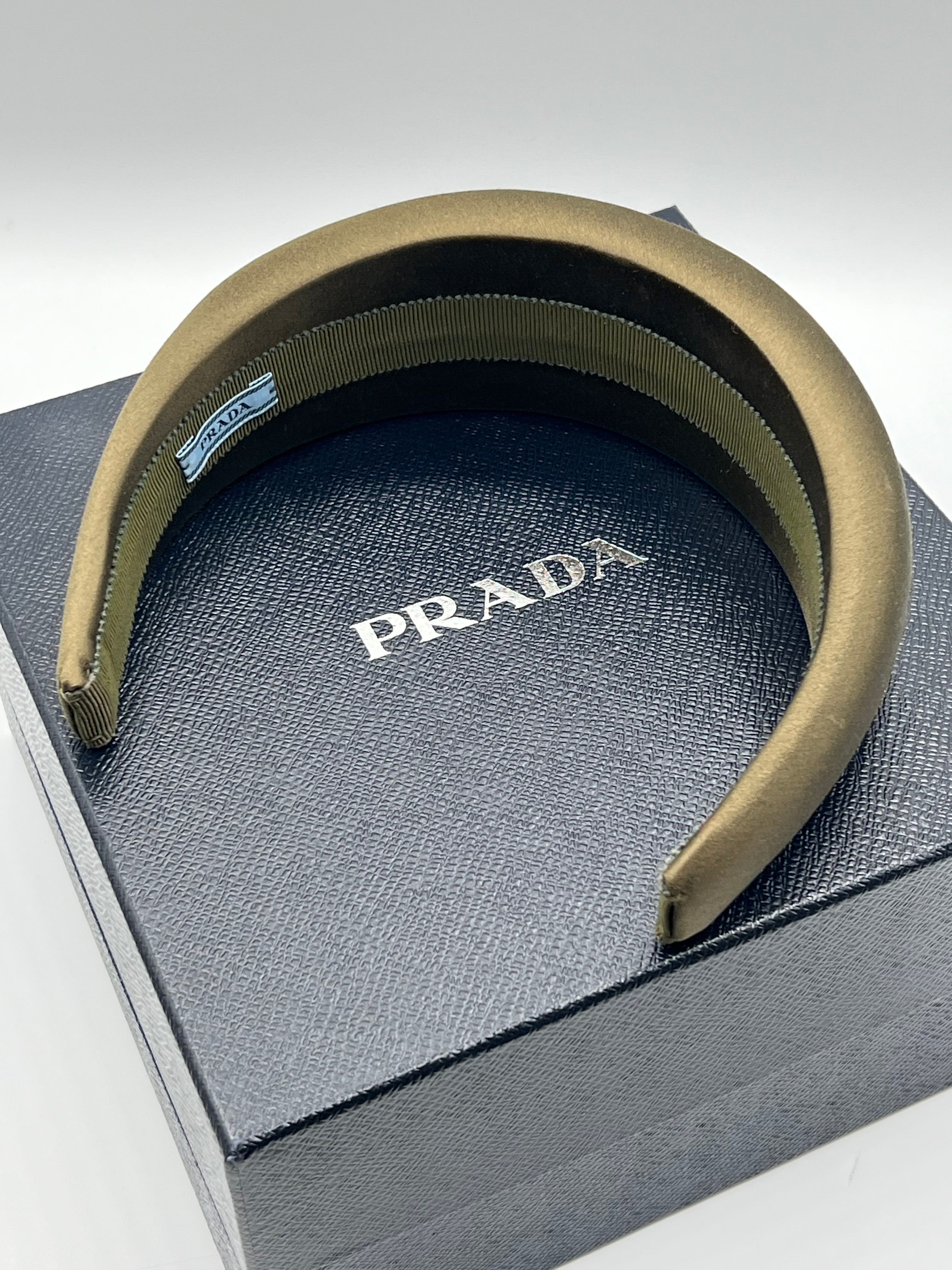 Prada - serre tête kaki