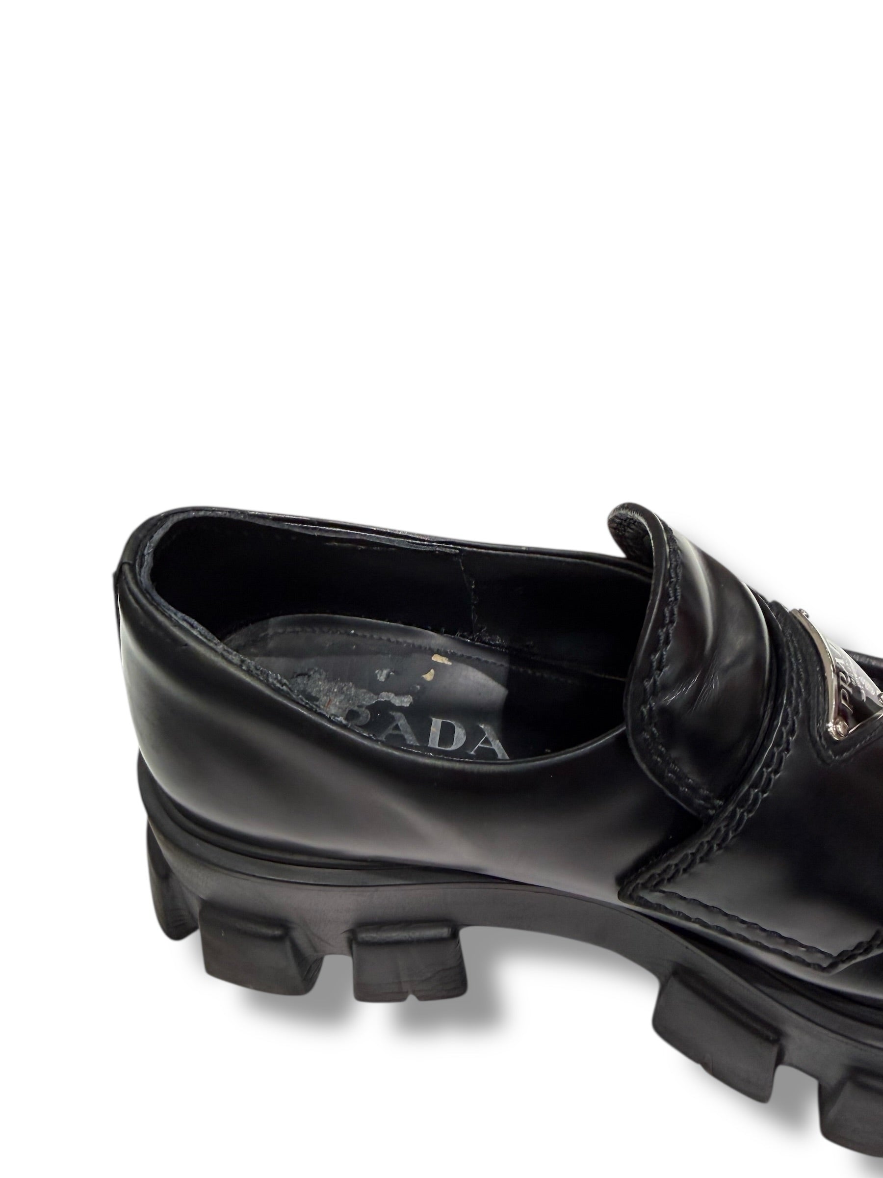 Prada Mocassin Monolith T40,5 | Les Folies d’Eugénie