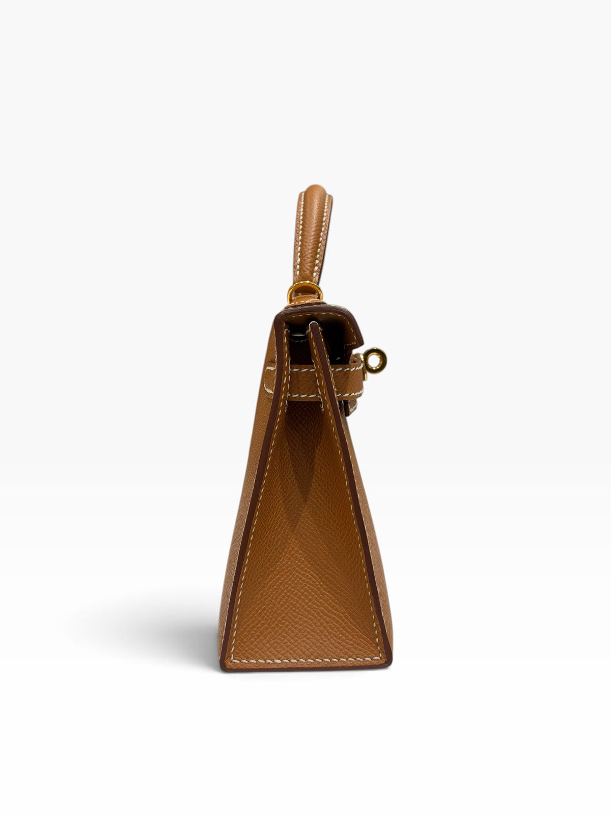 Hermès - Sac Mini Kelly II Sellier Epsom Gold GHW