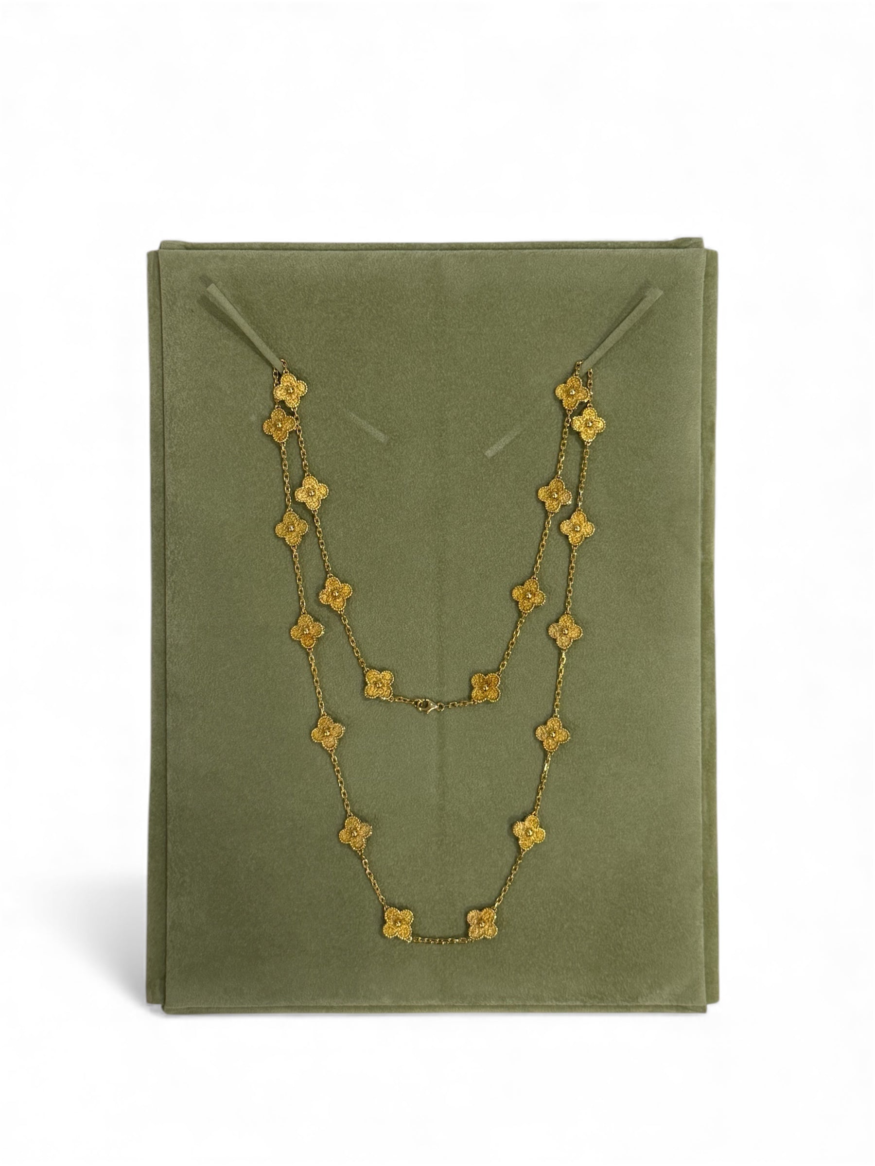Van Cleef & Arpels - Sautoir Vintage Alhambra 20 motifs