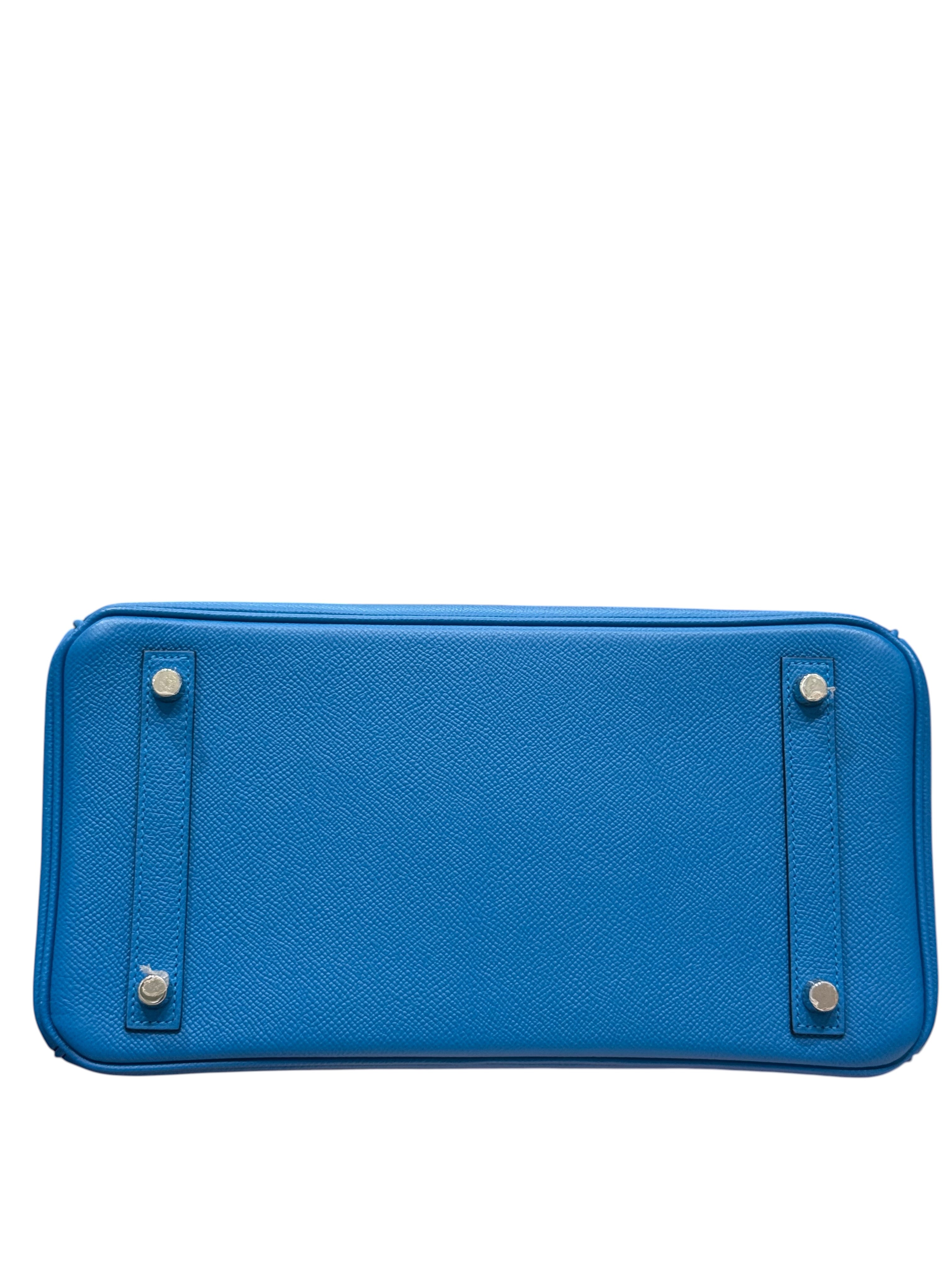 Hermès - Sac Birkin 30 Bleu Zanzibar (2017)