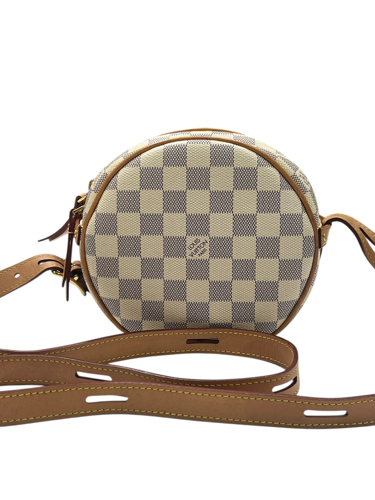 Louis Vuitton - sac boîte à chapeaux toile damier azur