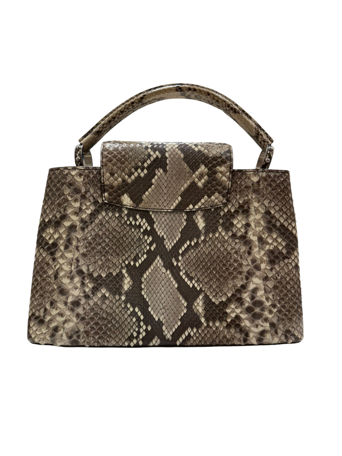 Louis Vuitton – Capucines MM aus natürlichem Pythonleder