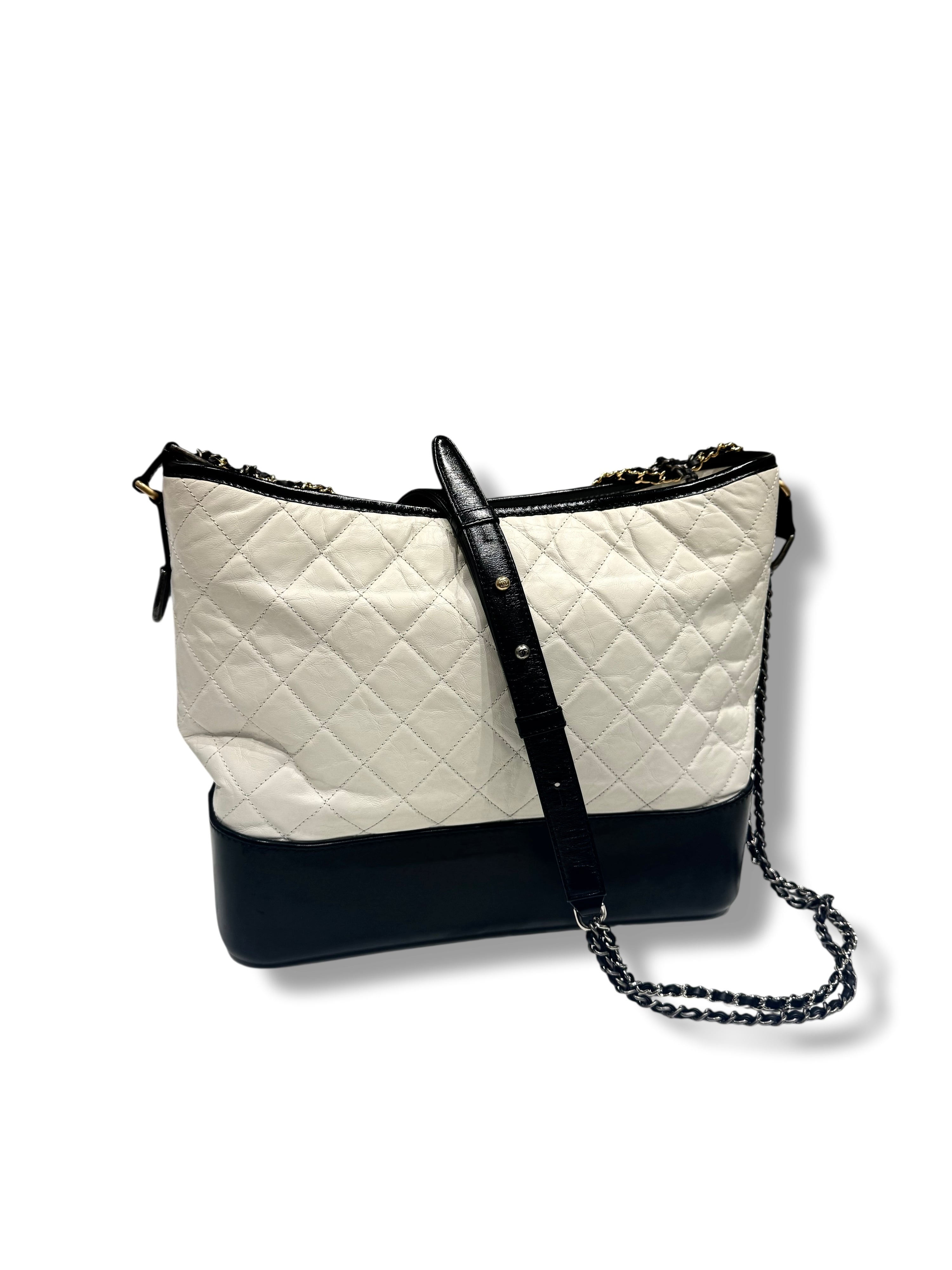 Chanel - Sac Gabrielle Noir & Blanc GM