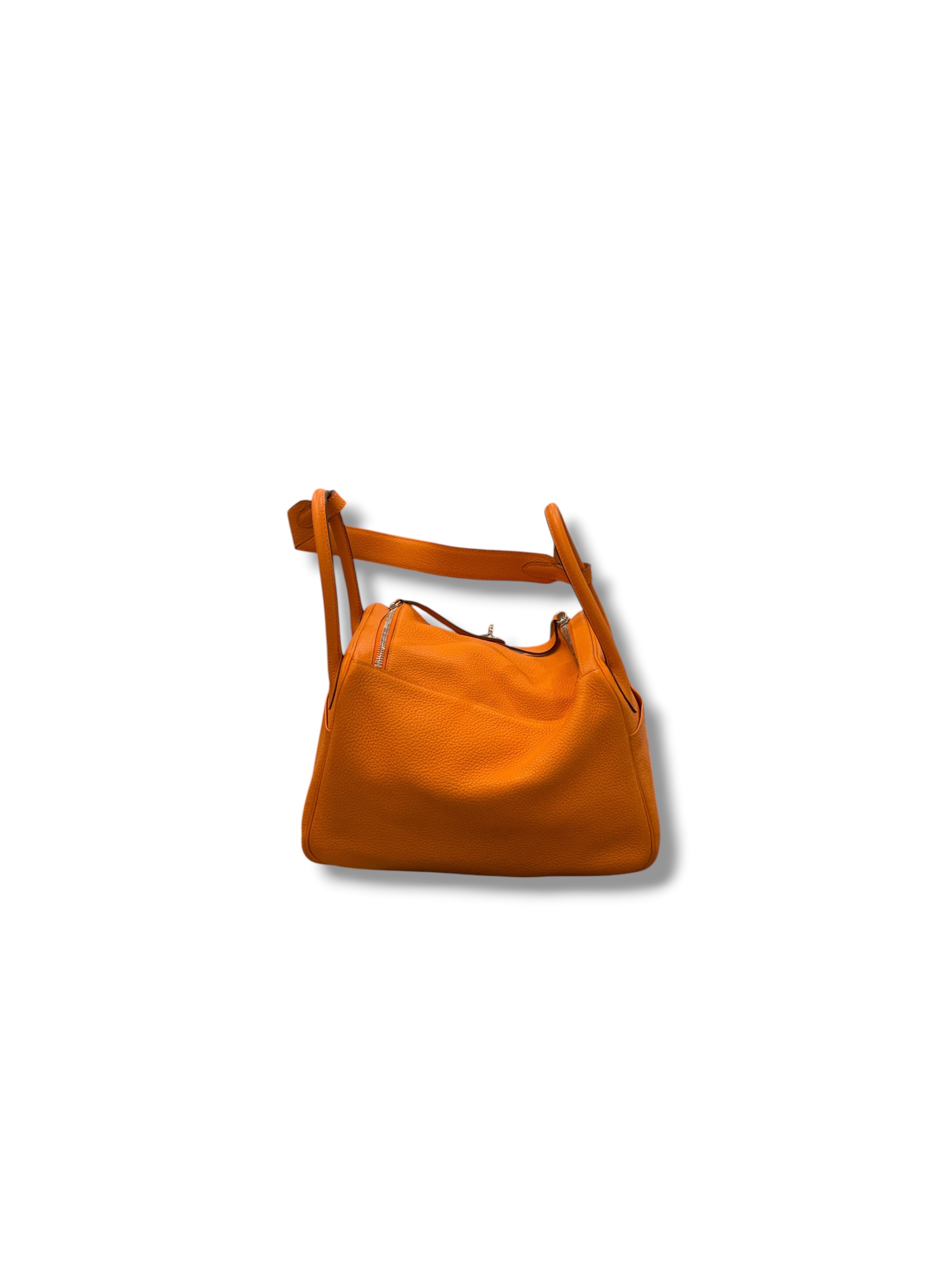 Hermès - Sac Lindy 30 Orange PHW