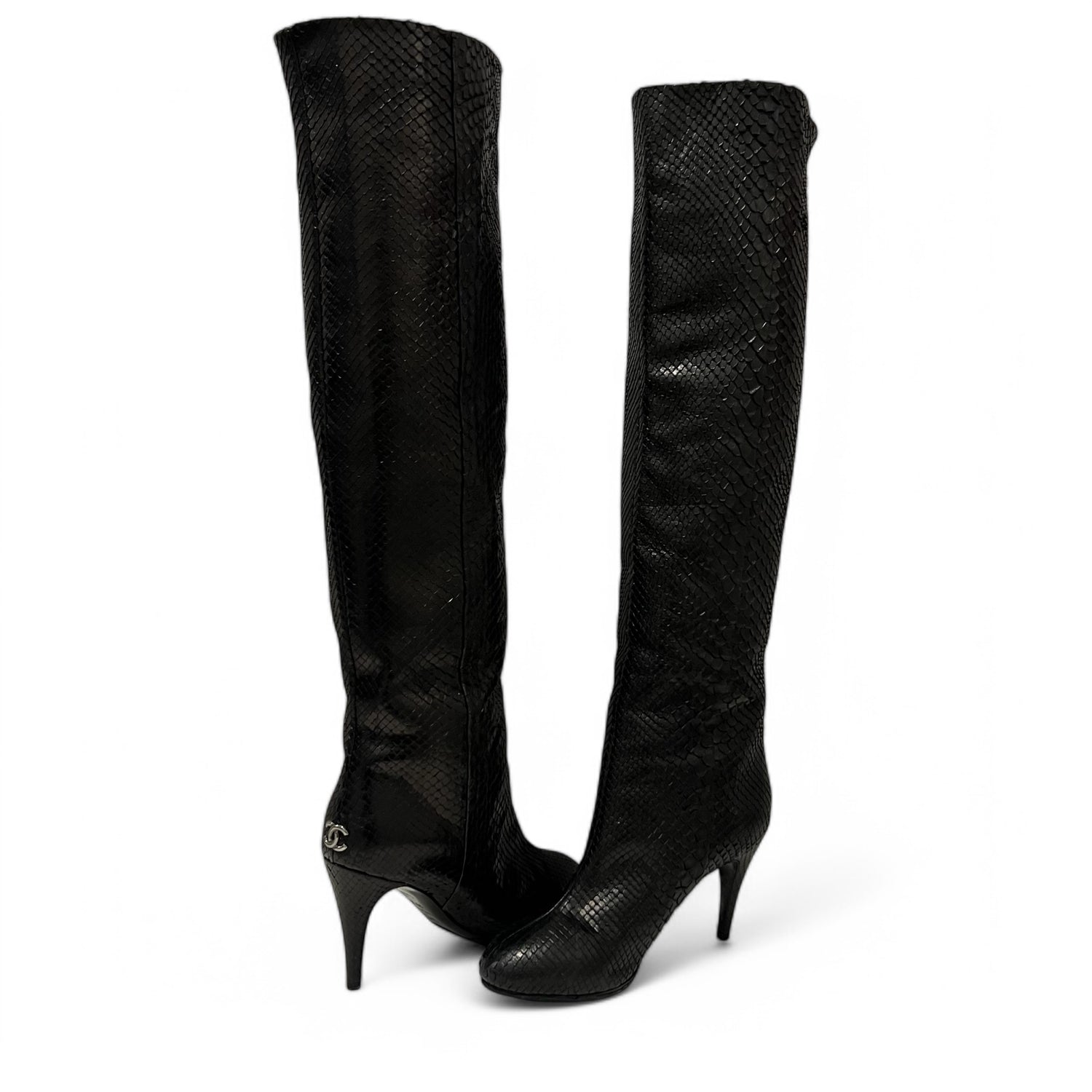 Chanel - Stiefel aus Python