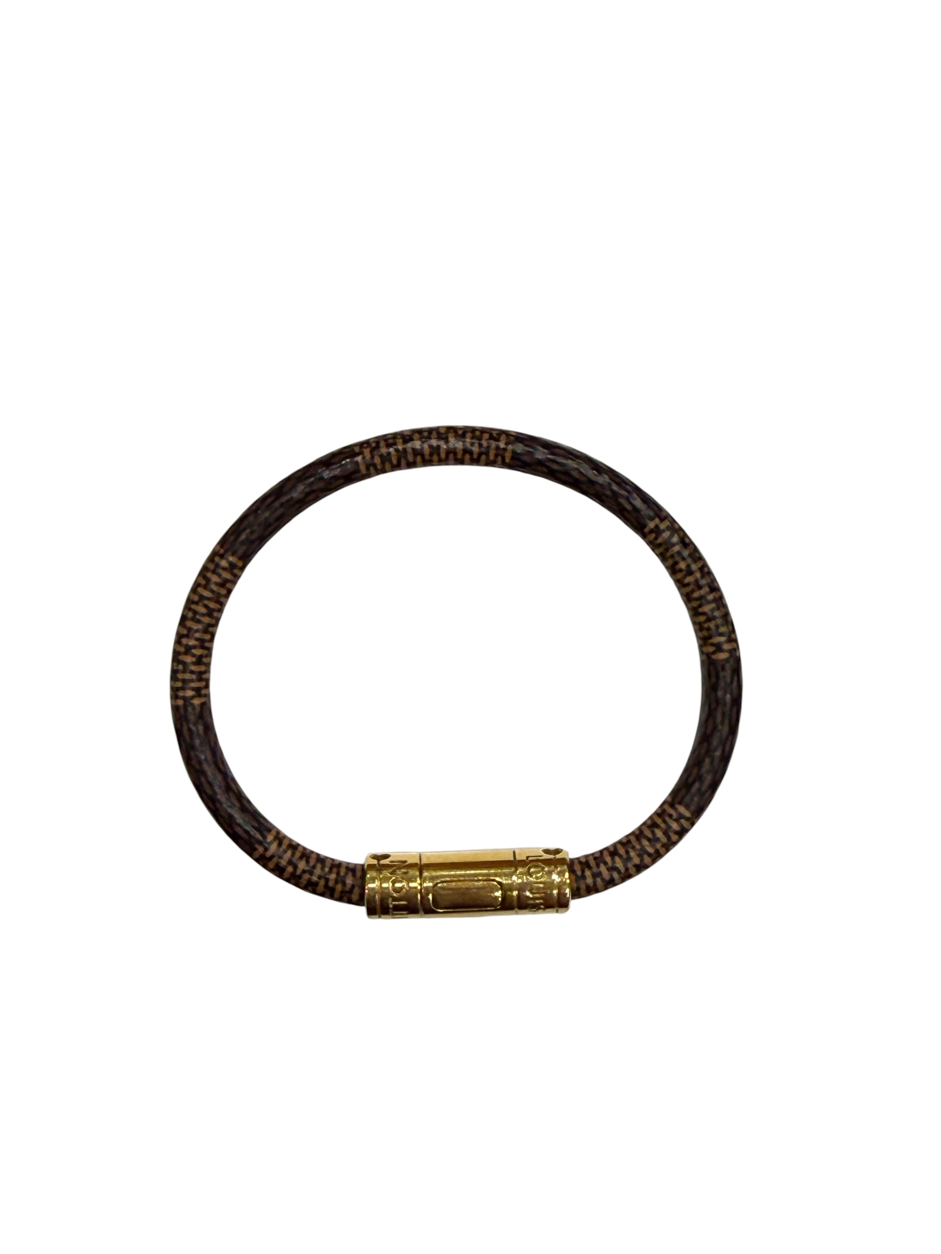 Louis Vuitton – Keep-It-Armband, Damier Ébène