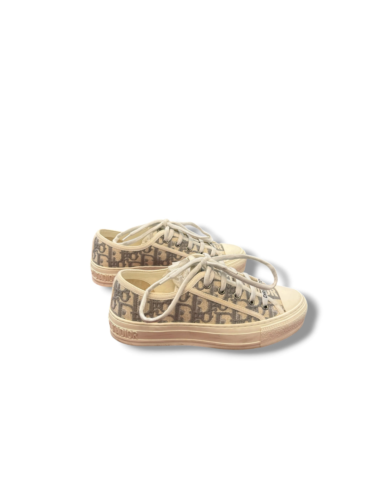 Dior - Sneakers Walk’n’Dior oblique gris T35,5