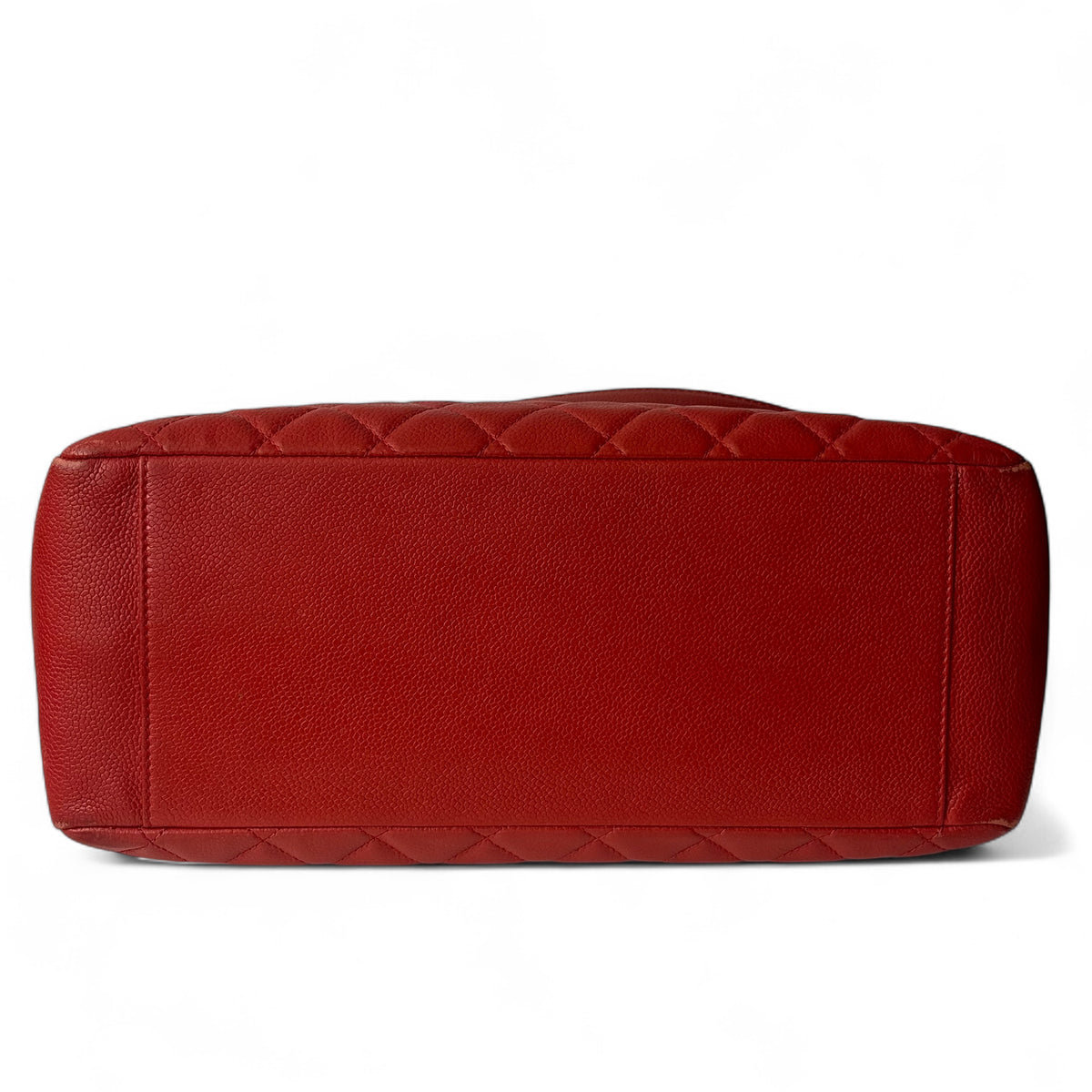Chanel - Handtasche aus Kaviarleder in Rot