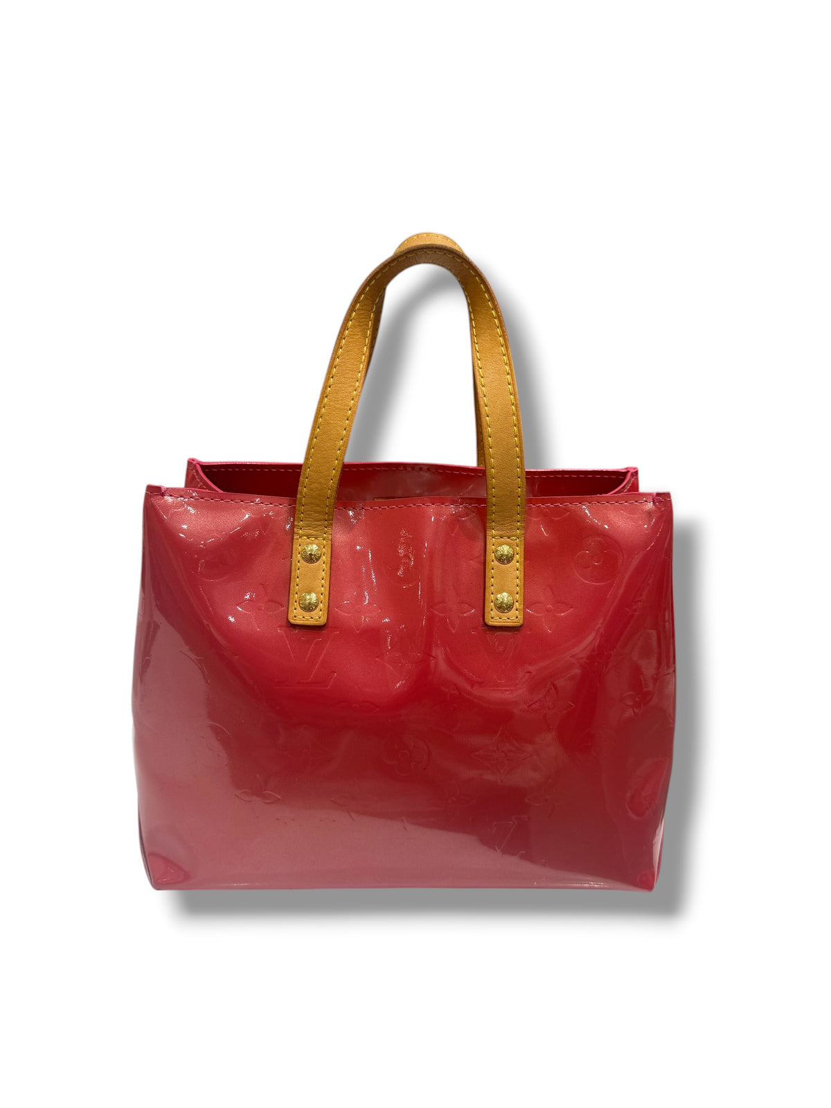 Louis Vuitton - Sac Reade cuir Monogram verni Rose PM