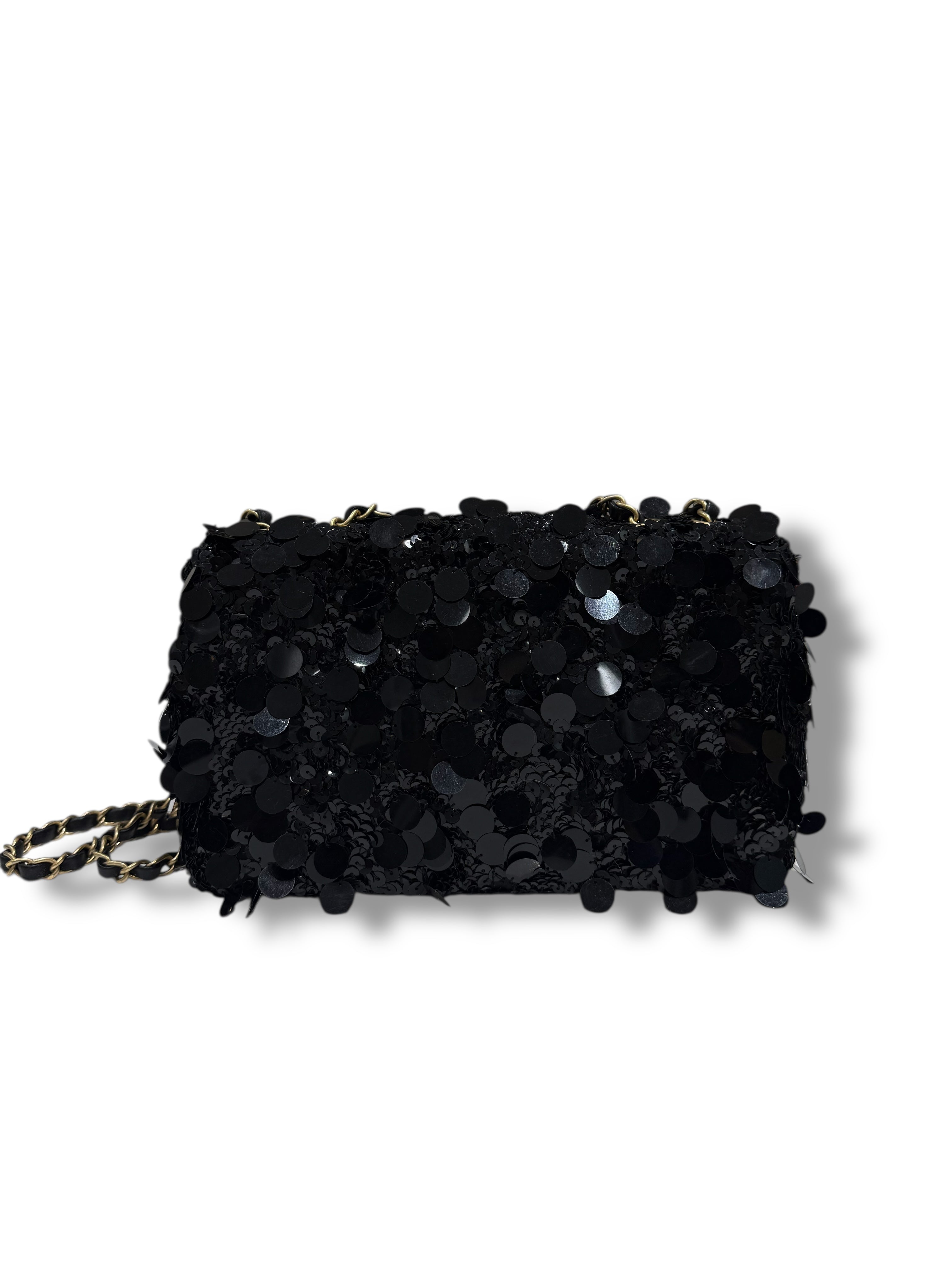 Chanel - Sac Classique Timeless 25 Sequins noirs
