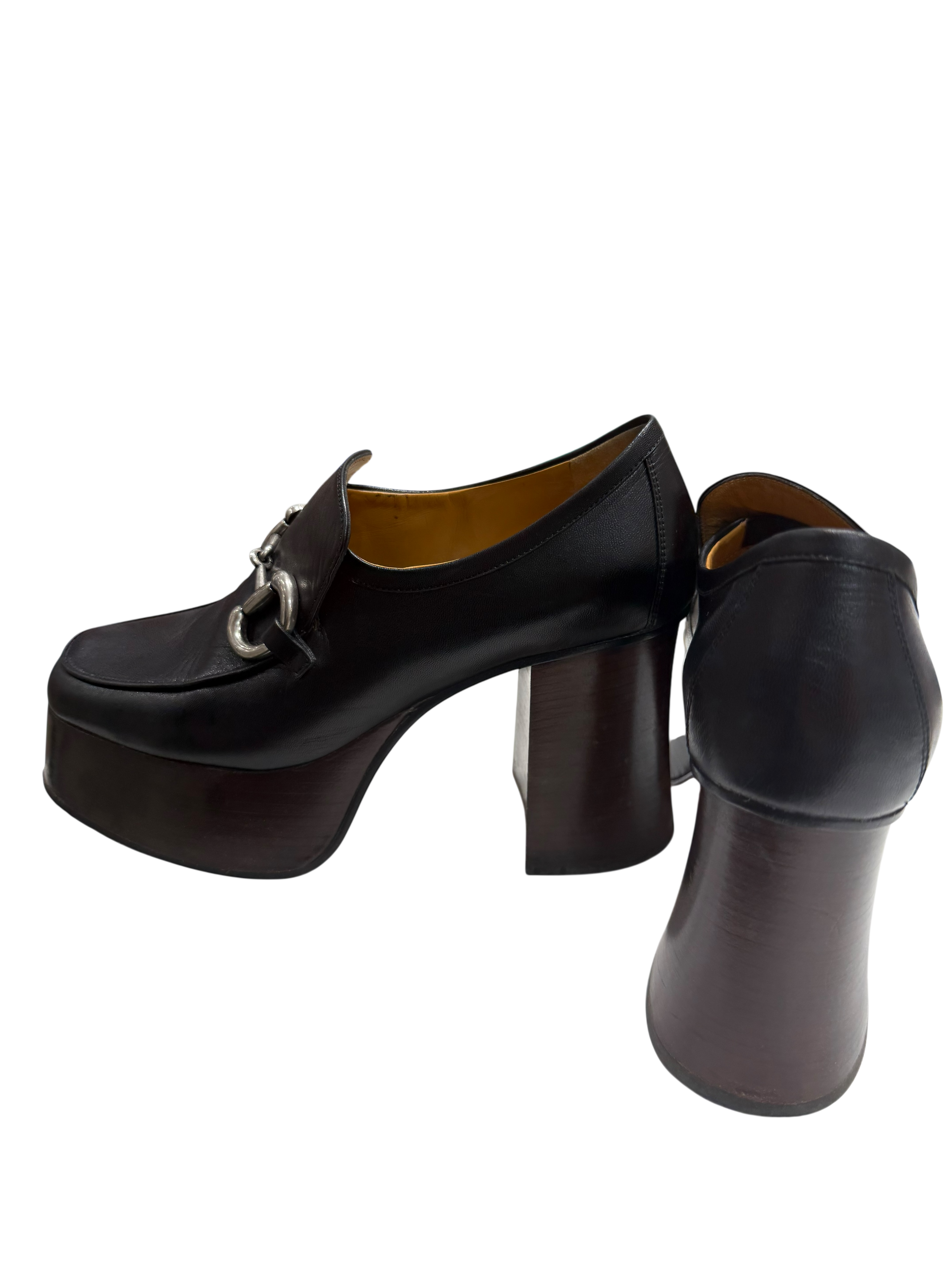 Gucci - Mocassins Horsebit à Plateforme T37 | Les Folies d&