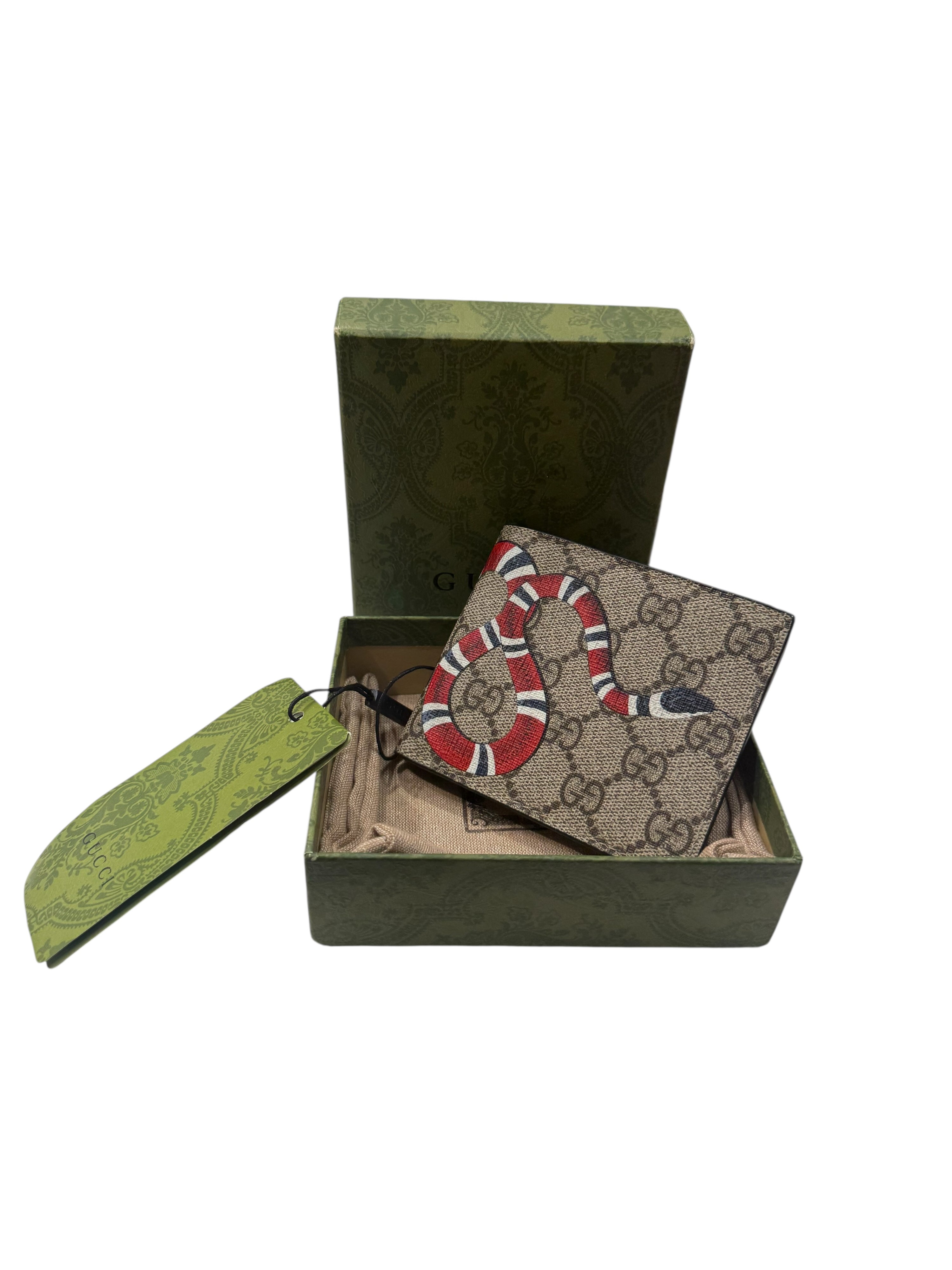 Gucci - Portefeuille GG à Rabat Serpent GG | Les Folies d’Eugénie