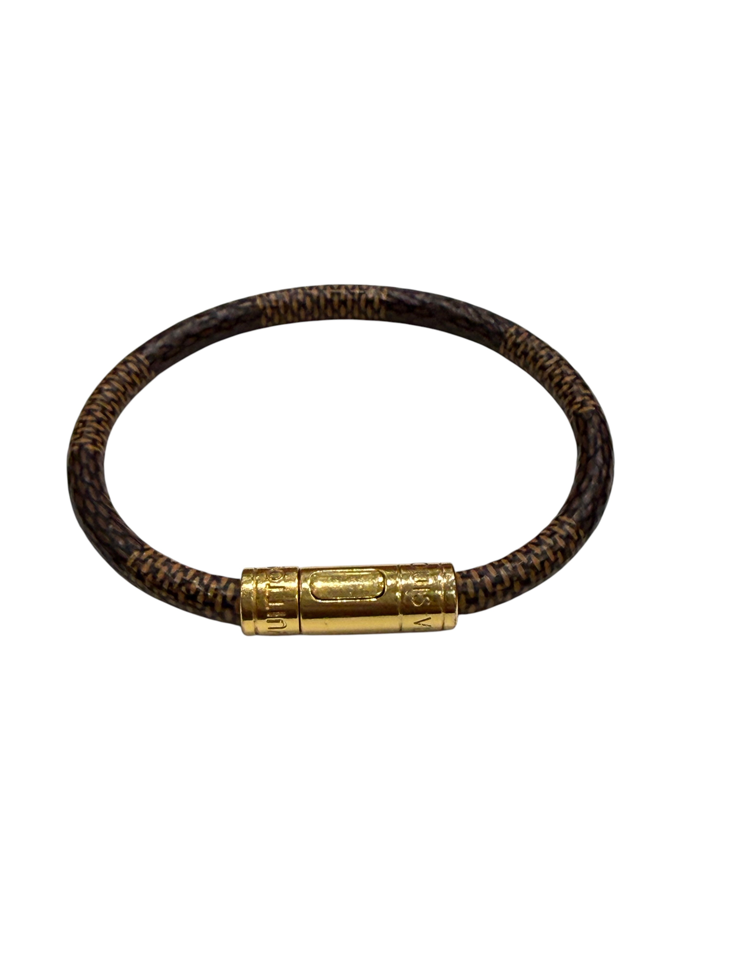 Louis Vuitton – Keep-It-Armband, Damier Ébène
