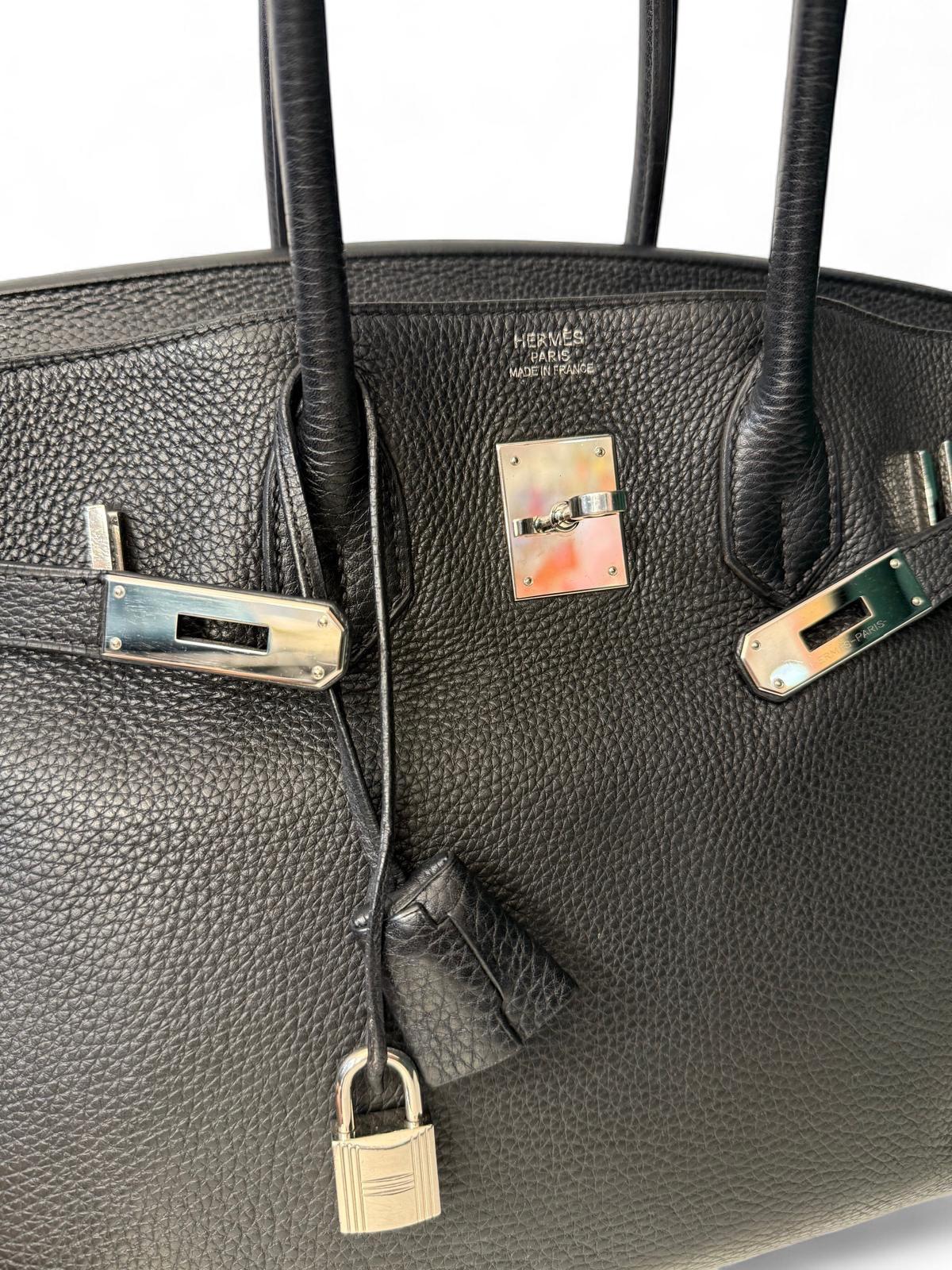 Hermès - Birkin 35 Noir Palladium