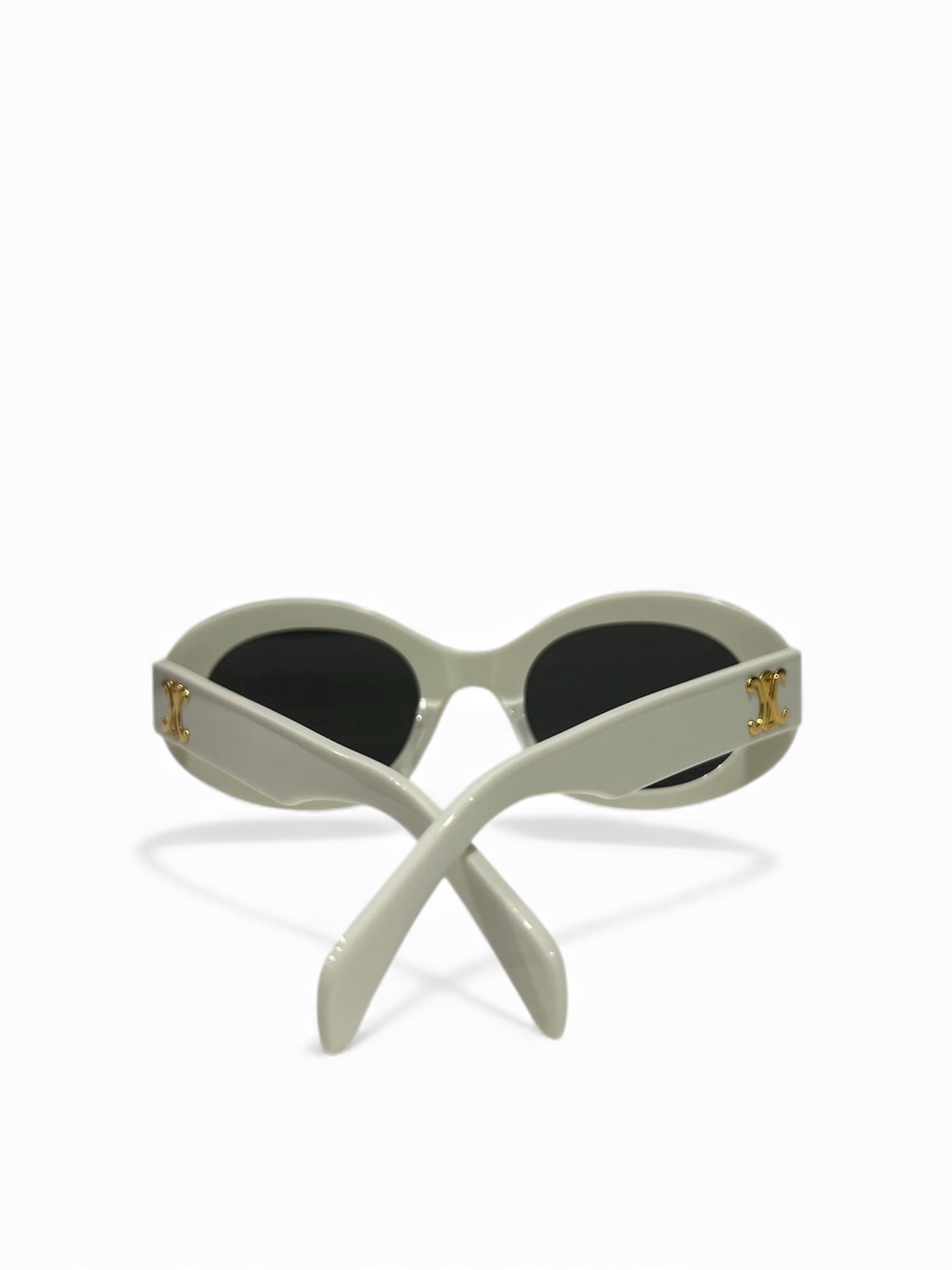 Céline - Solaire monture blanche triomphe