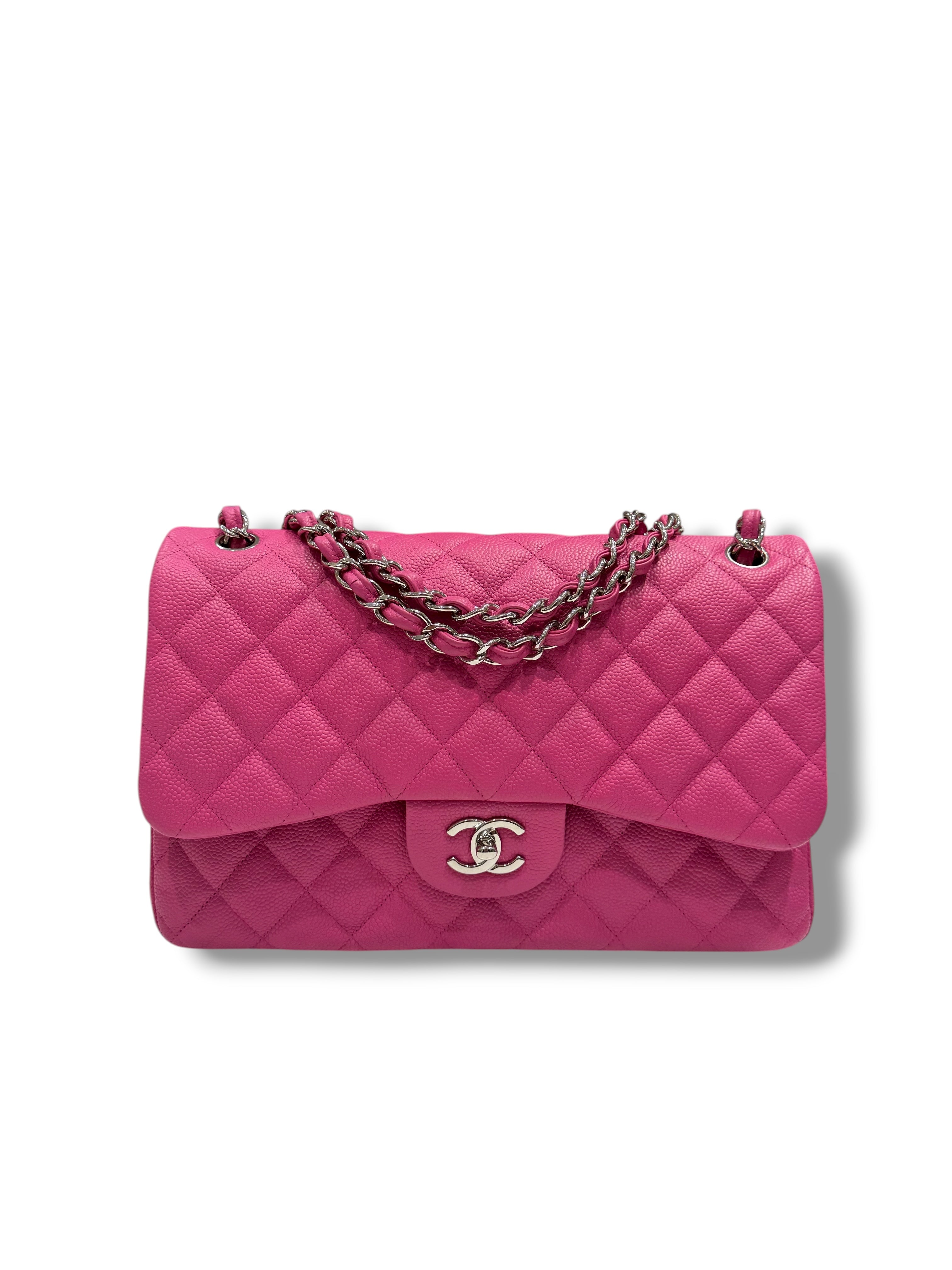 Chanel - Sac 11.12 Classique Rose Framboise