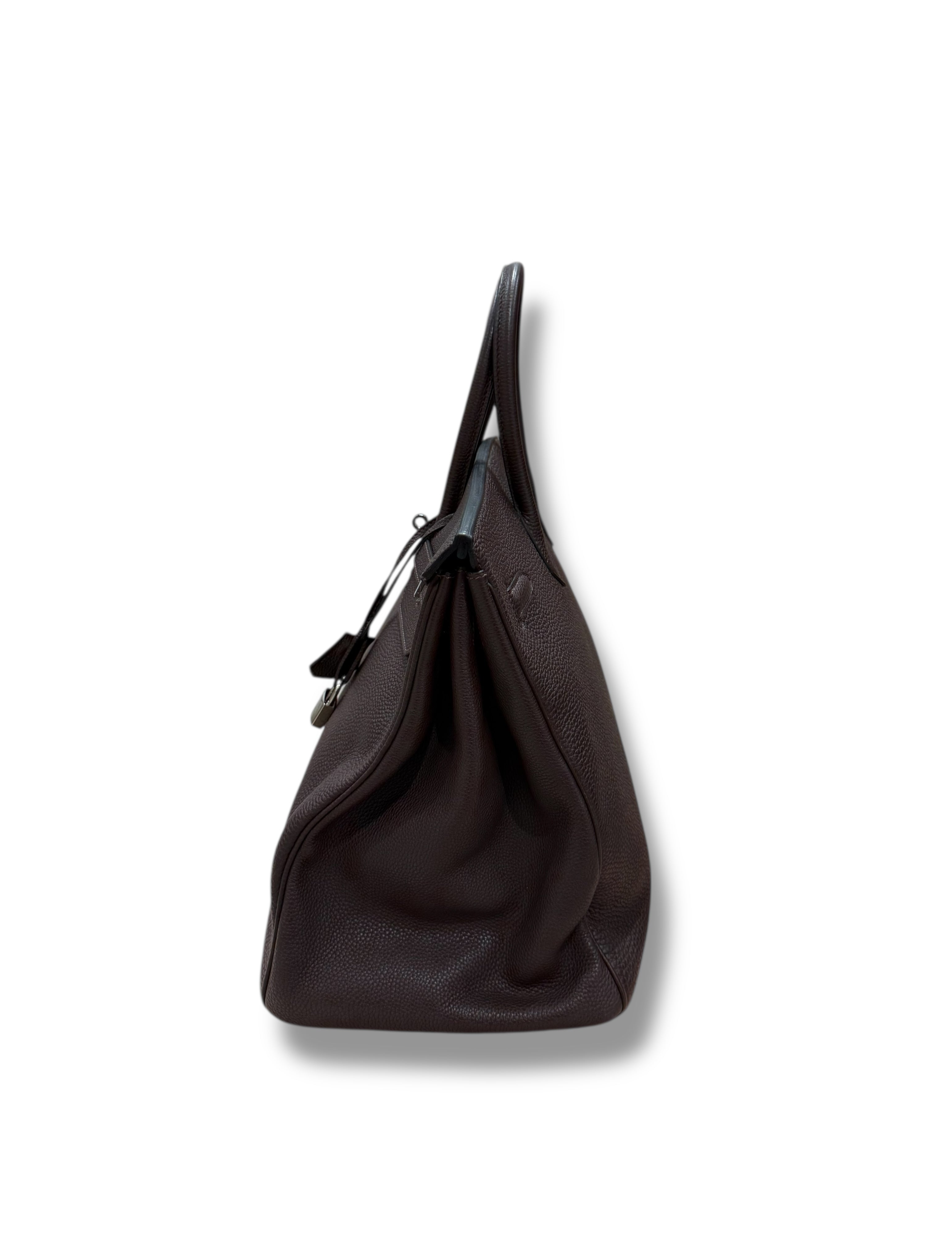 Hermès - Sac Birkin 40 Chocolat PHW