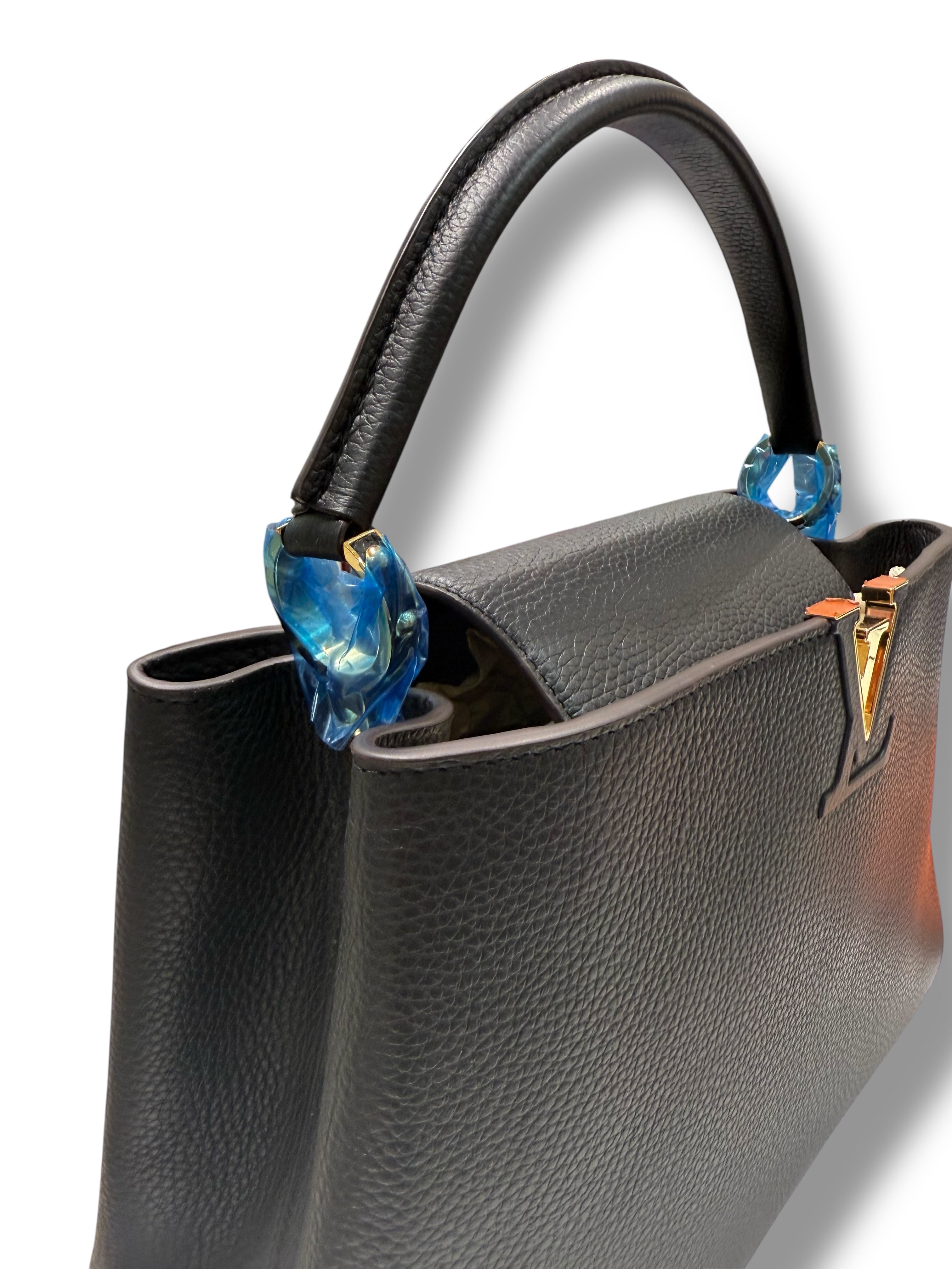 Louis Vuitton - Sac Capucines noir GM