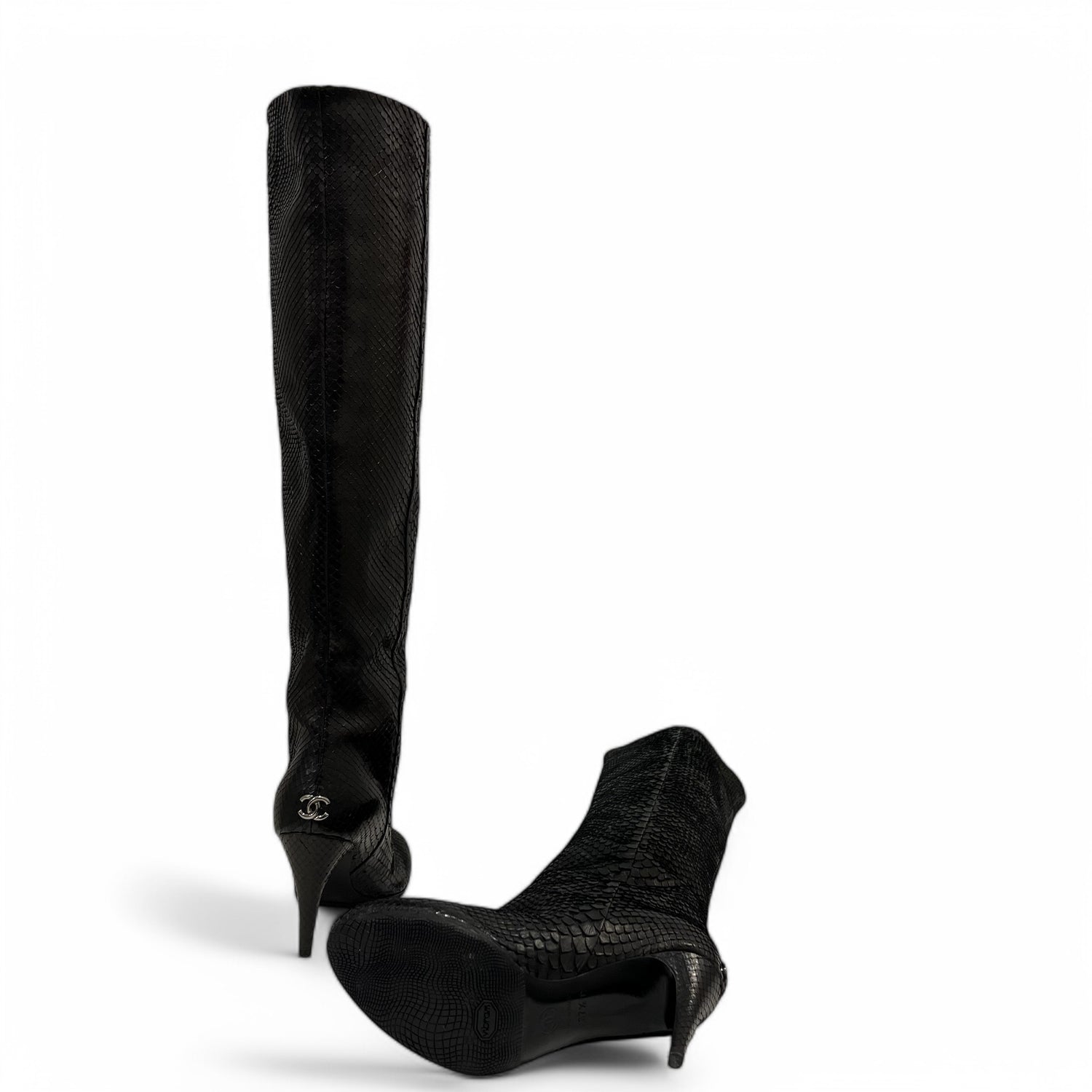 Chanel - Stiefel aus Python