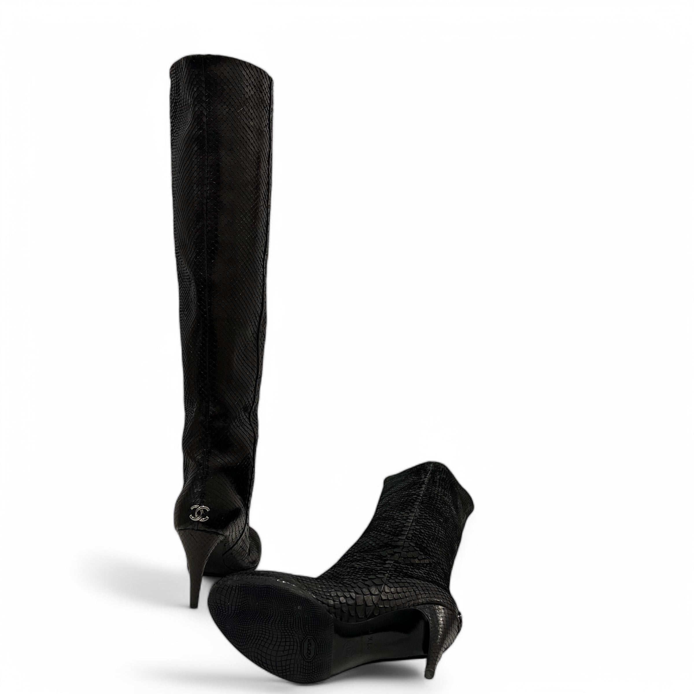 Chanel - Stiefel aus Python