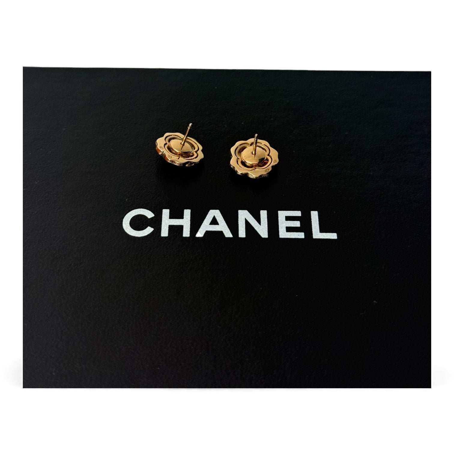Chanel - Boucles d’oreilles joaillerie camélia